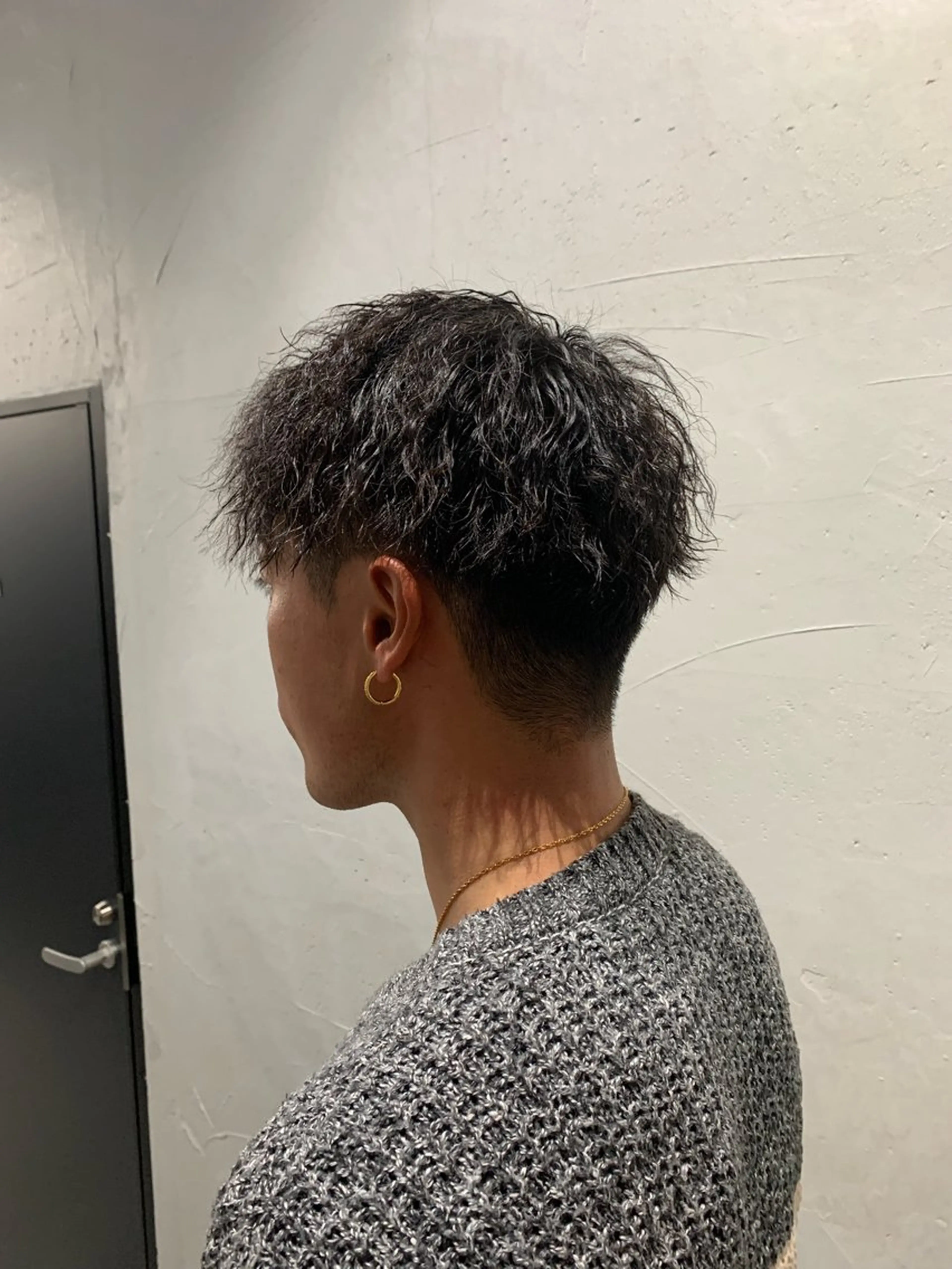 ショート カット パーマ メンズ特化 チハヤのヘアスタイル