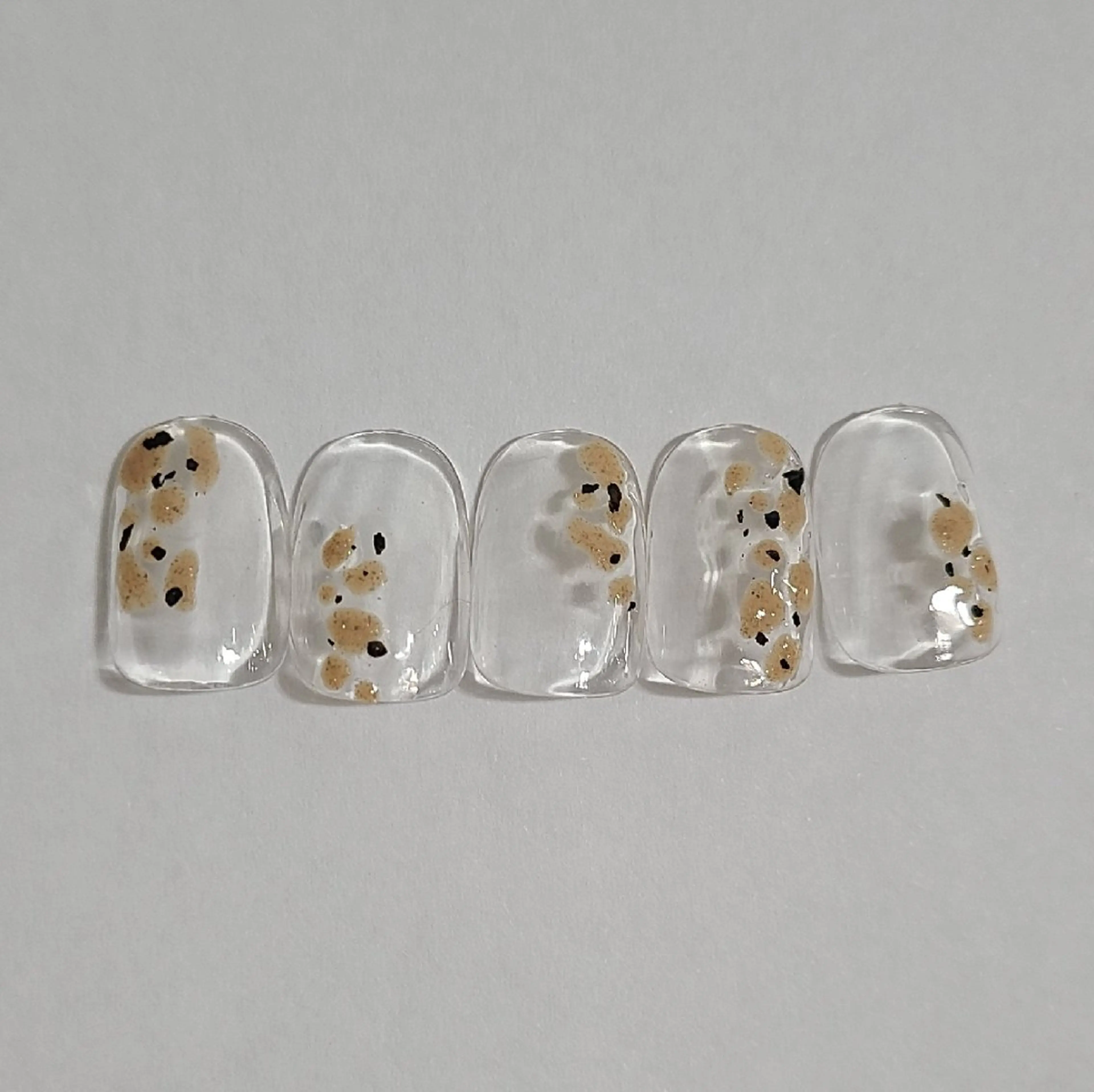 ネイル クリアネイル ジェルネイル シンプルネイル 川澄もえ/ relownail のネイルデザイン