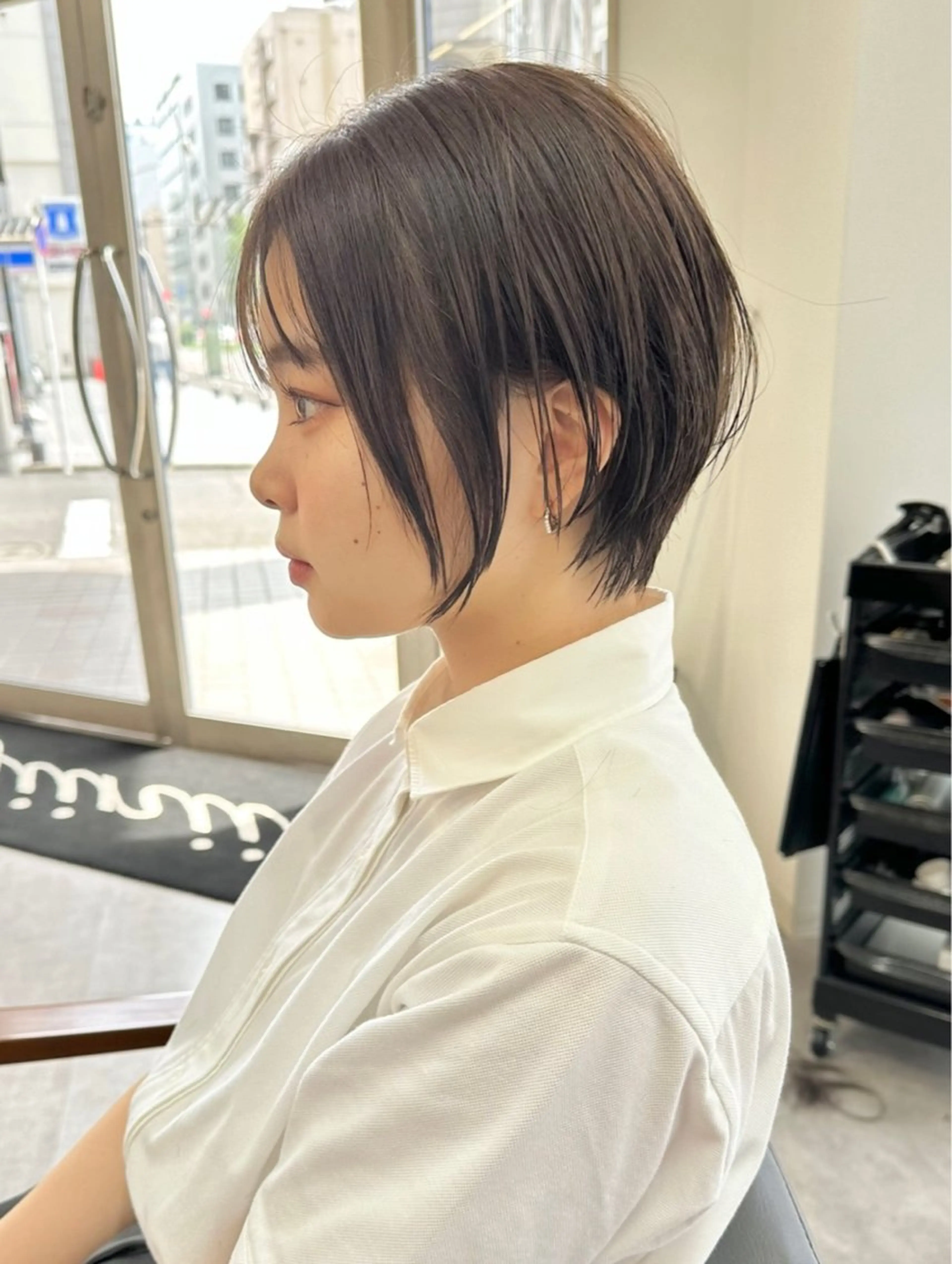 ショート カット ヘアカラー トリートメント 🌈ショートボブ⚪︎ 暖色🌈村山武史のヘアスタイル