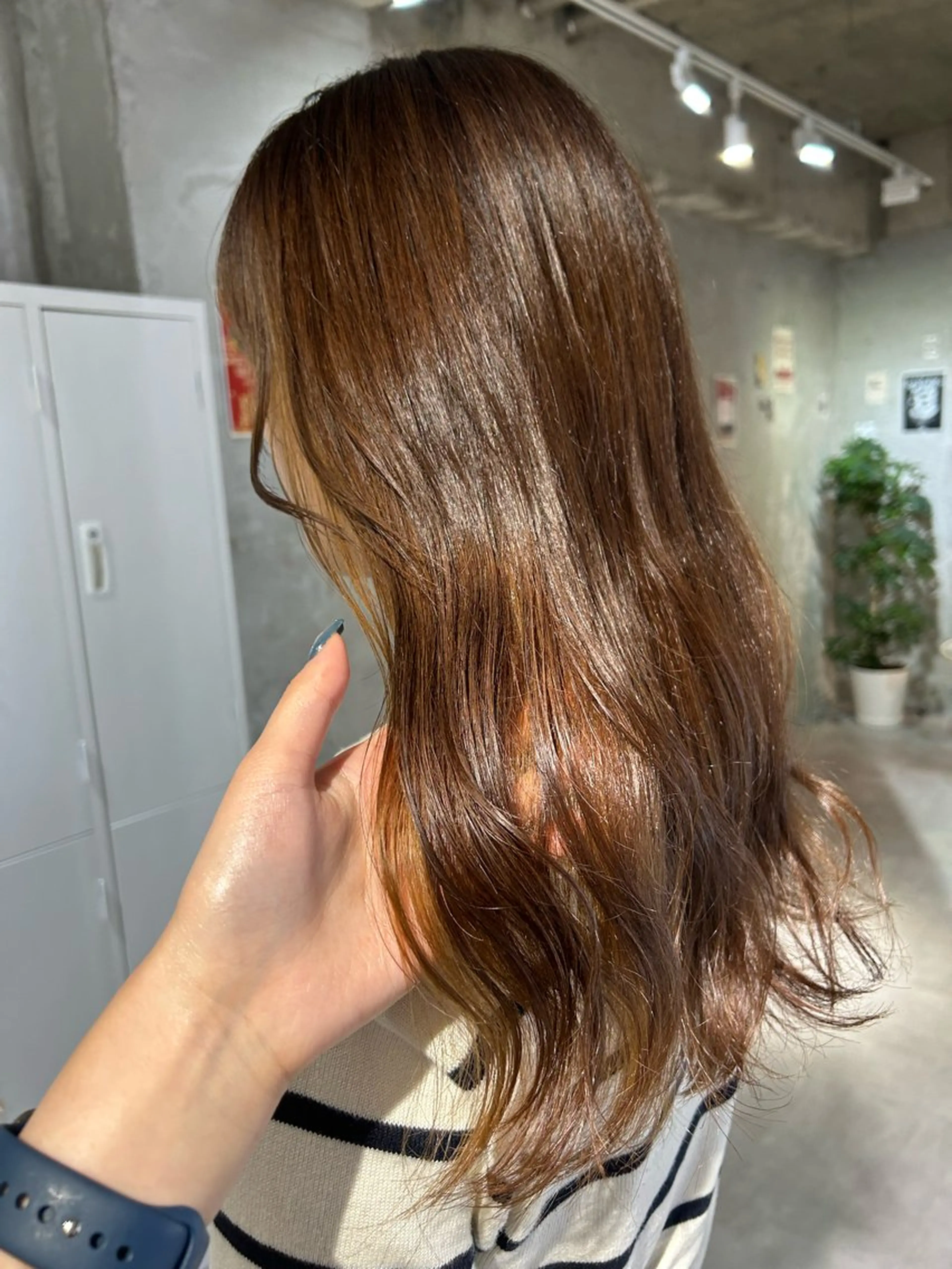 ロング カラー ヘアカラー トリートメント doorwhite 🎀Kannaのヘアスタイル