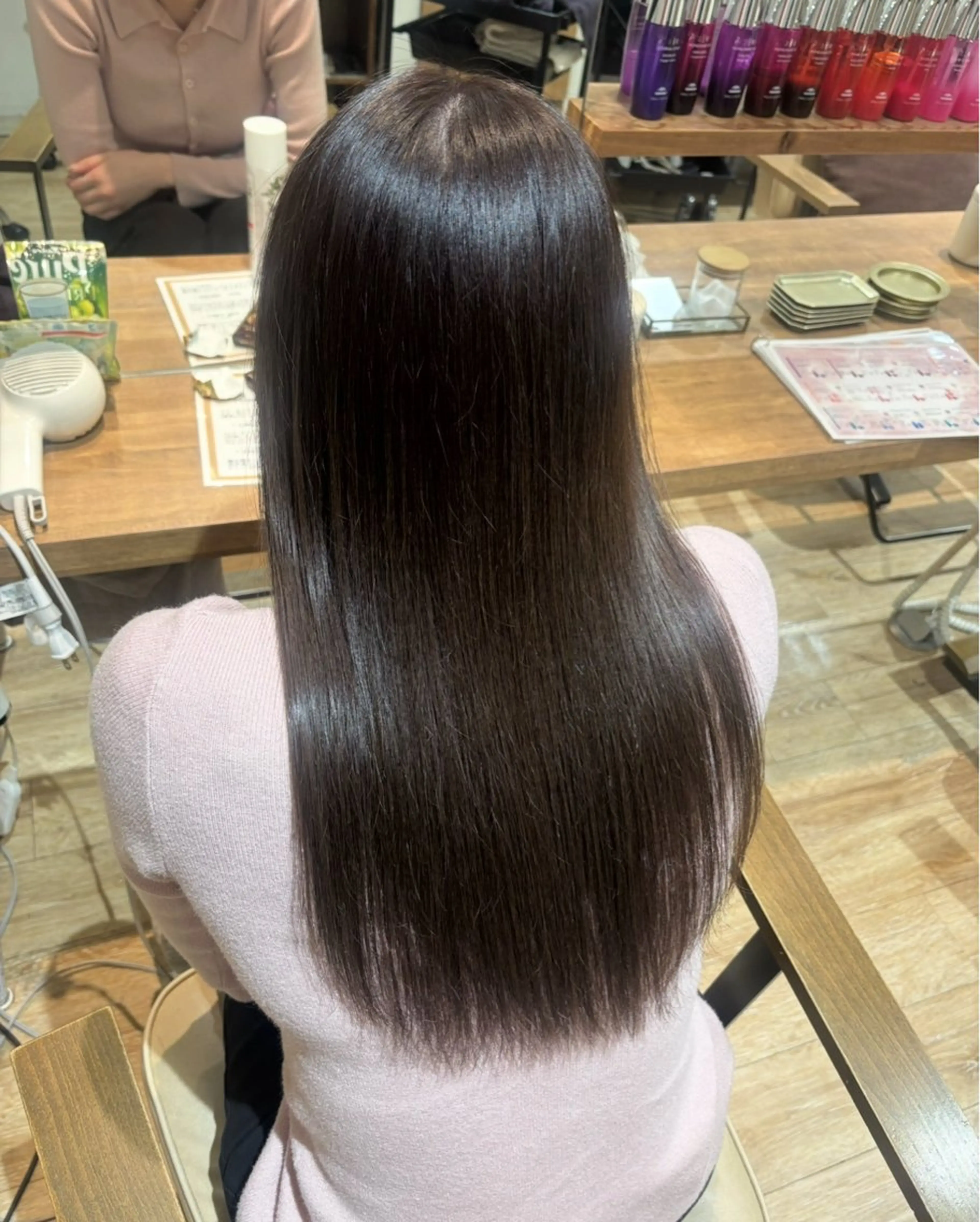 ロング カラー グレージュ ヘアカラー 毛先カット／おがわ ゆいり౨ৎ˚⟡のヘアスタイル