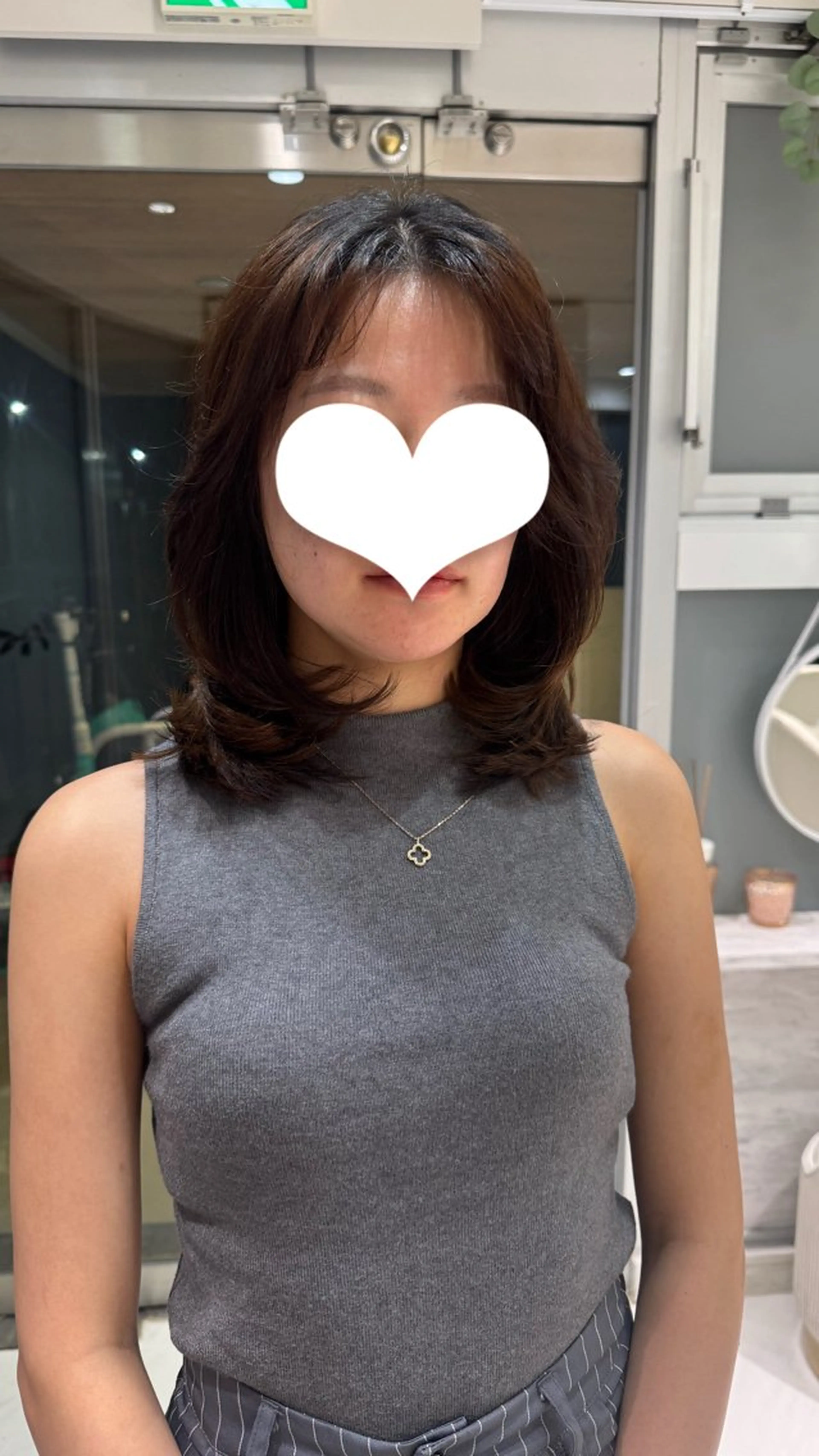 ミディアム ミディアムレイヤー レイヤーカット カット トリートメント hair&make salon vajra（バサラ）所属・外国人風ヘア🦋 小岩来望のヘアスタイル