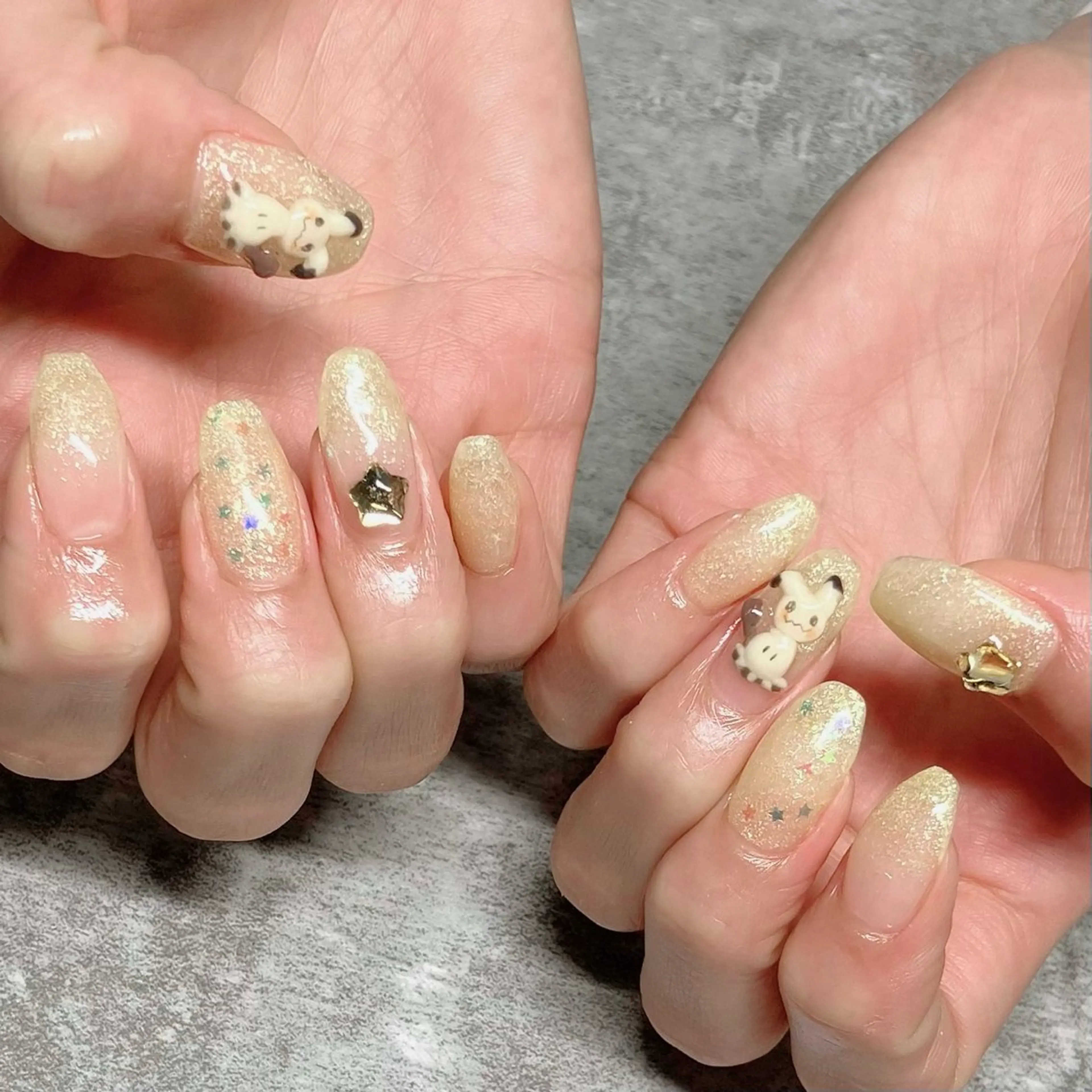 ネイル ハンドネイル ハンドケア haleyume所属・shino🌟 痛ネイルのネイルデザイン