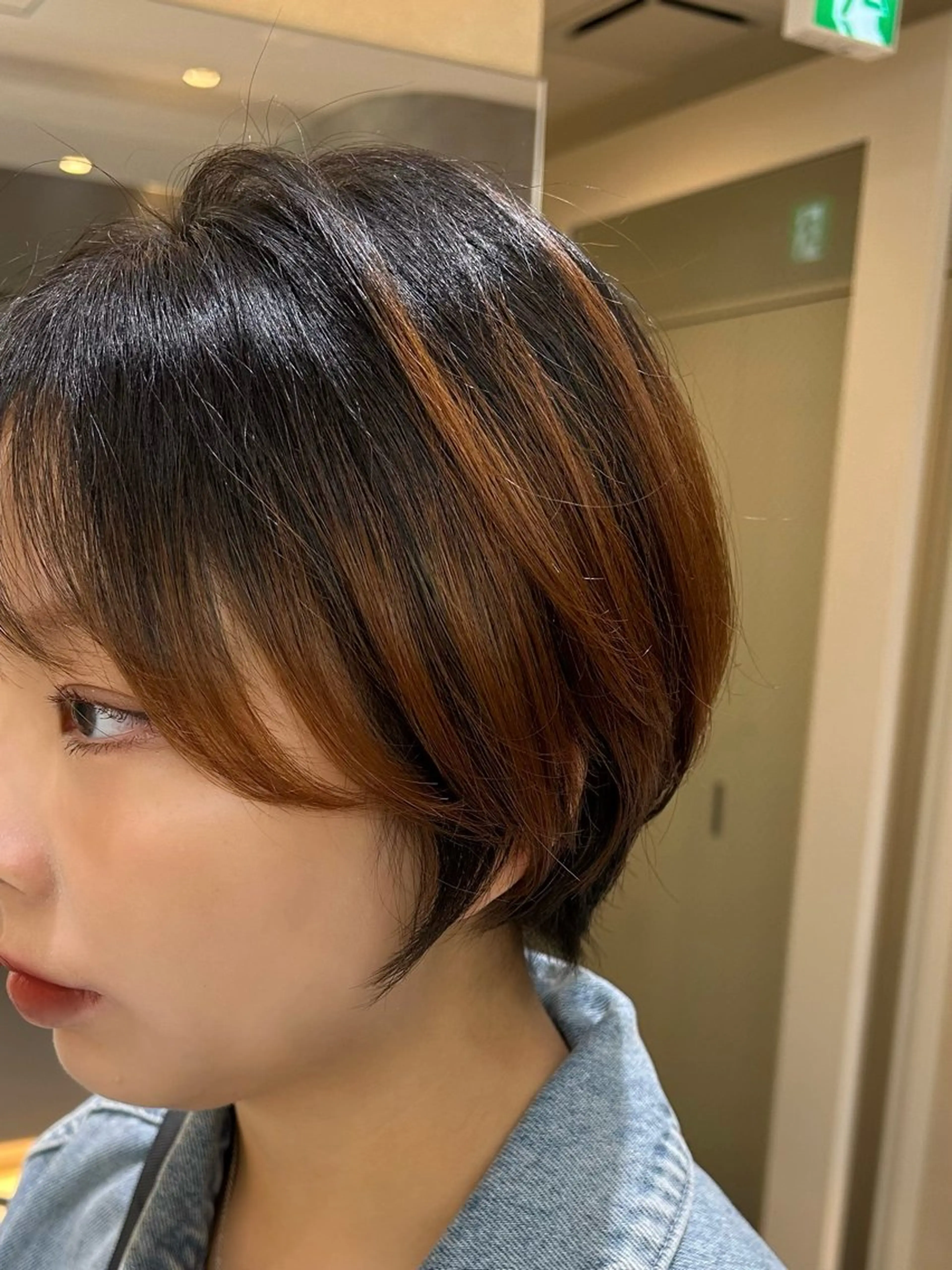 ショート 丸みショート ショートヘア 表参道美容師ゆいか ♡ミディアムレイヤーのヘアスタイル