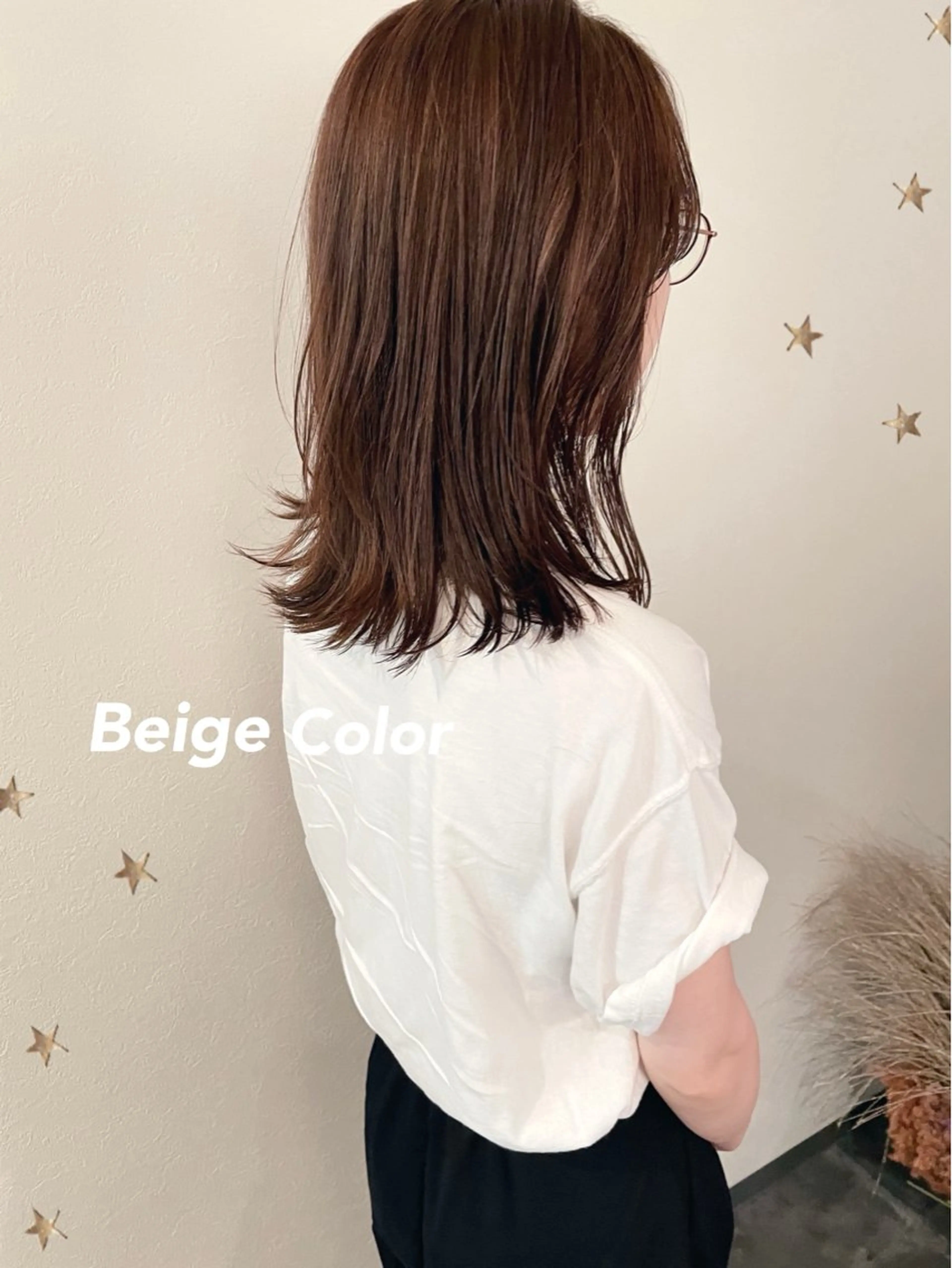 ミディアム カラー カット ヘアカラー salon AKIRA所属・市川 千夏のヘアスタイル