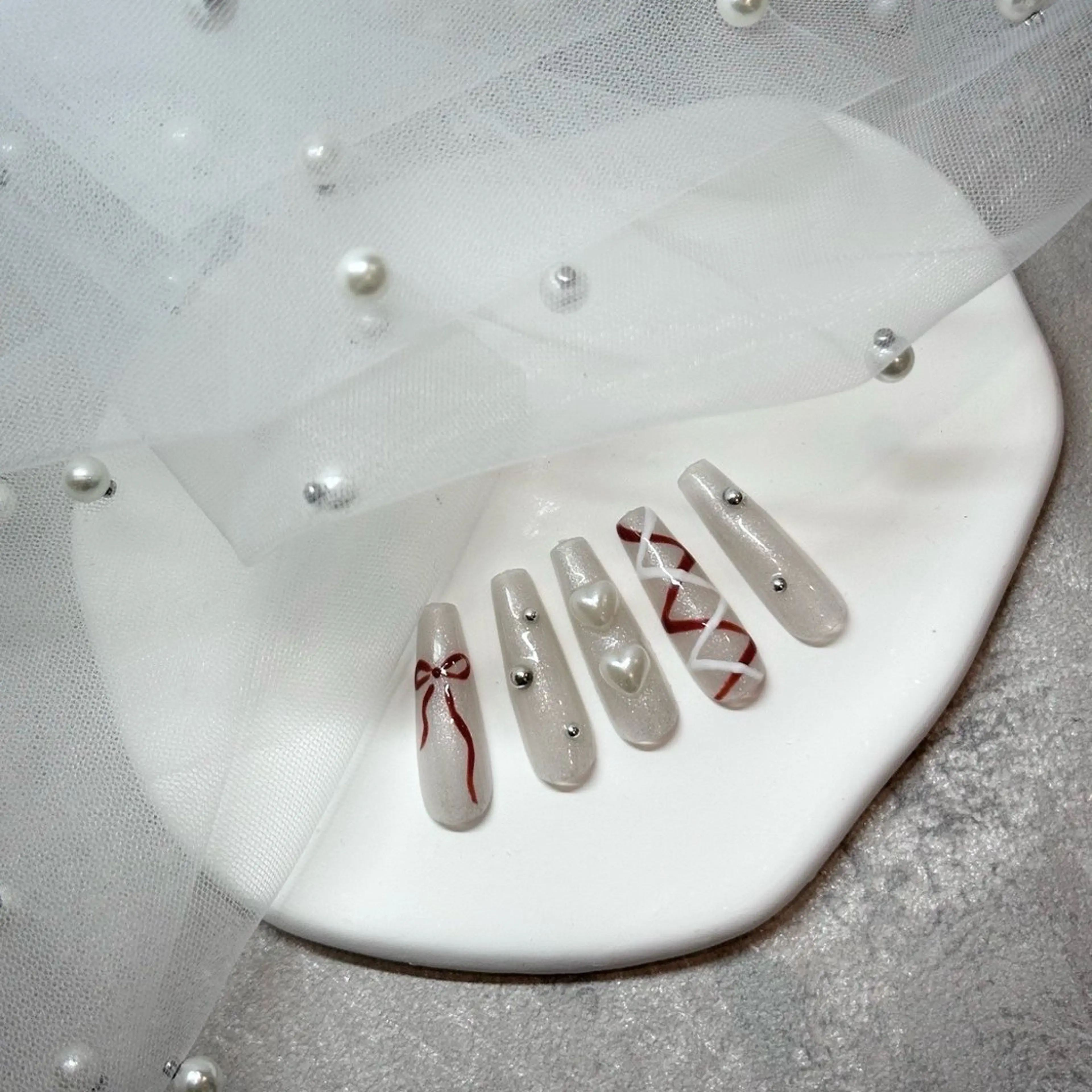 ネイル 冬ネイル クリスマス atelier design Amiのネイルデザイン