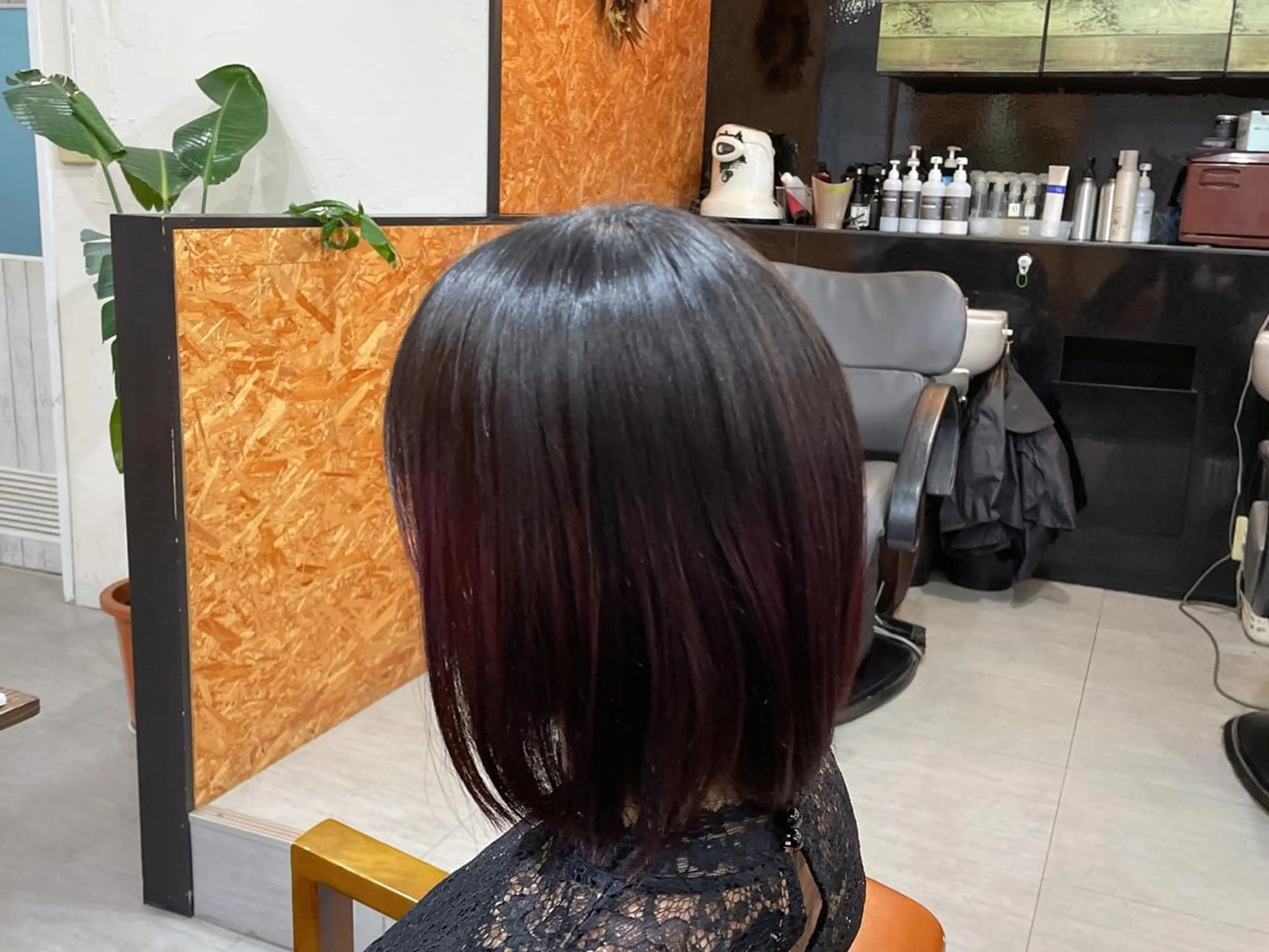 ミディアム ボブ カット かんばら りょーいのヘアスタイル