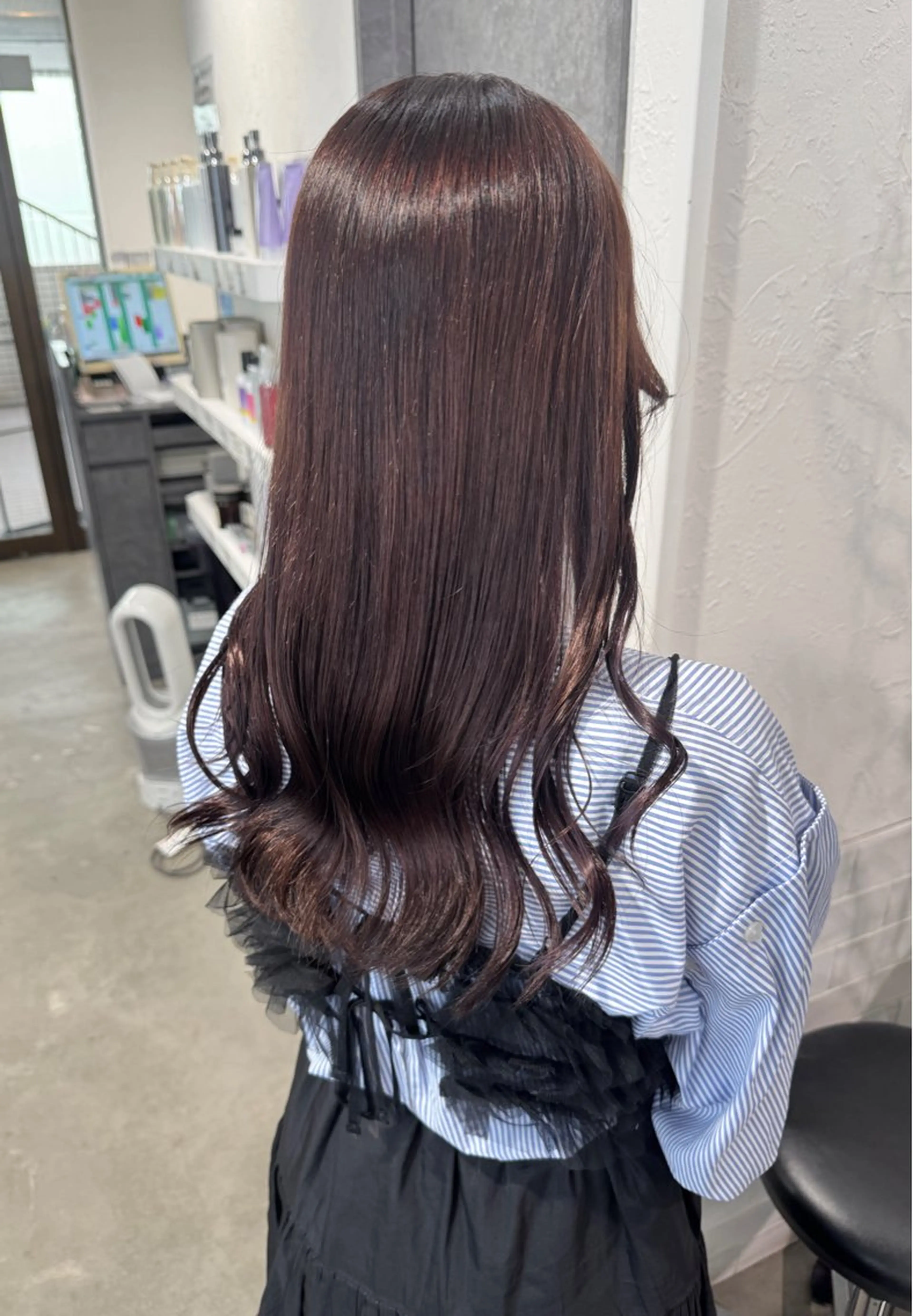 ロング カラー ヘアカラー ハイトーン/レイヤー /艶カラー🎀のヘアスタイル