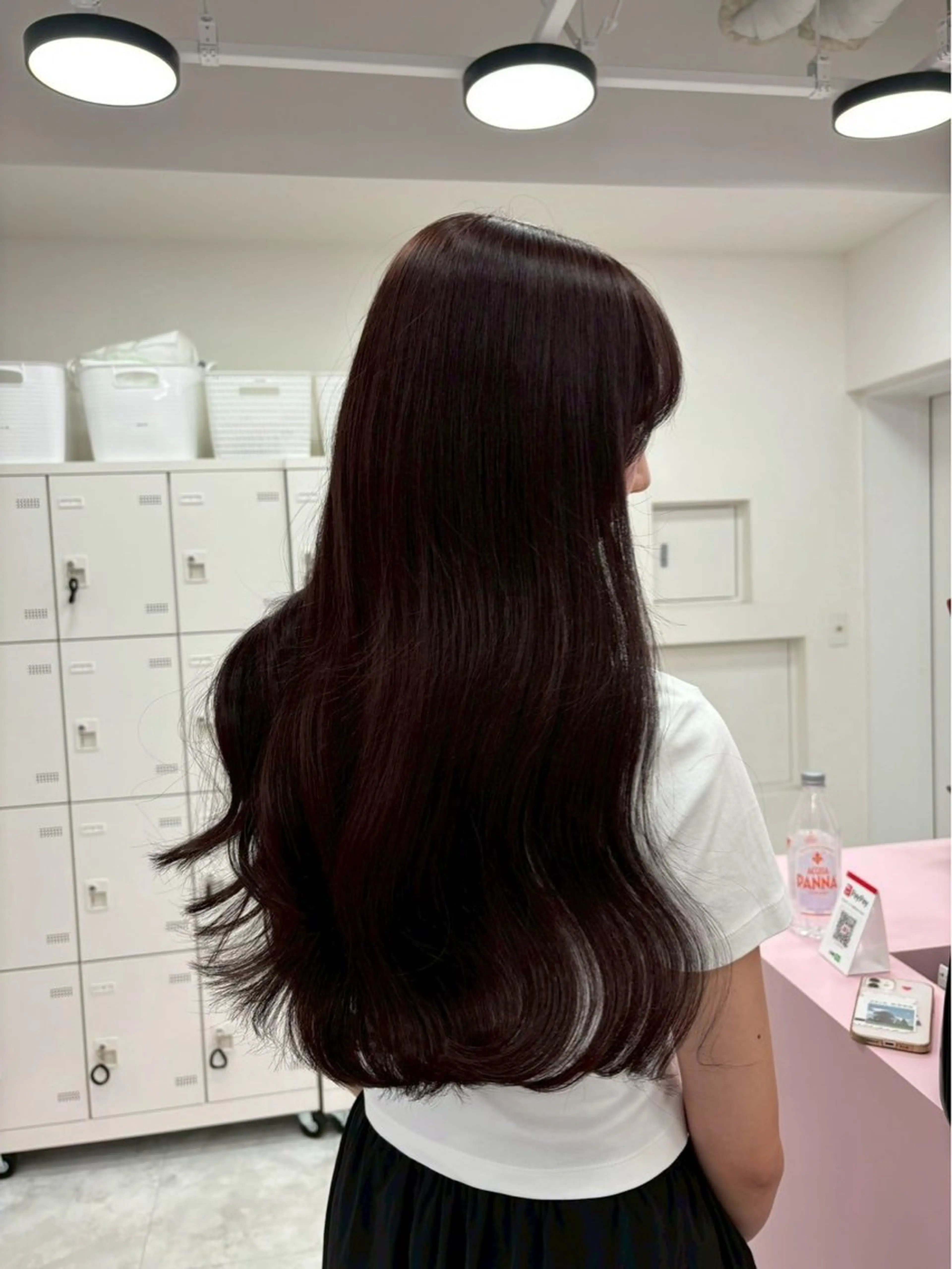 ロング カラー ヘアアレンジ カット ヘアカラー トリートメント 🫧暗染艶カラー🫧 yosuke横浜のヘアスタイル