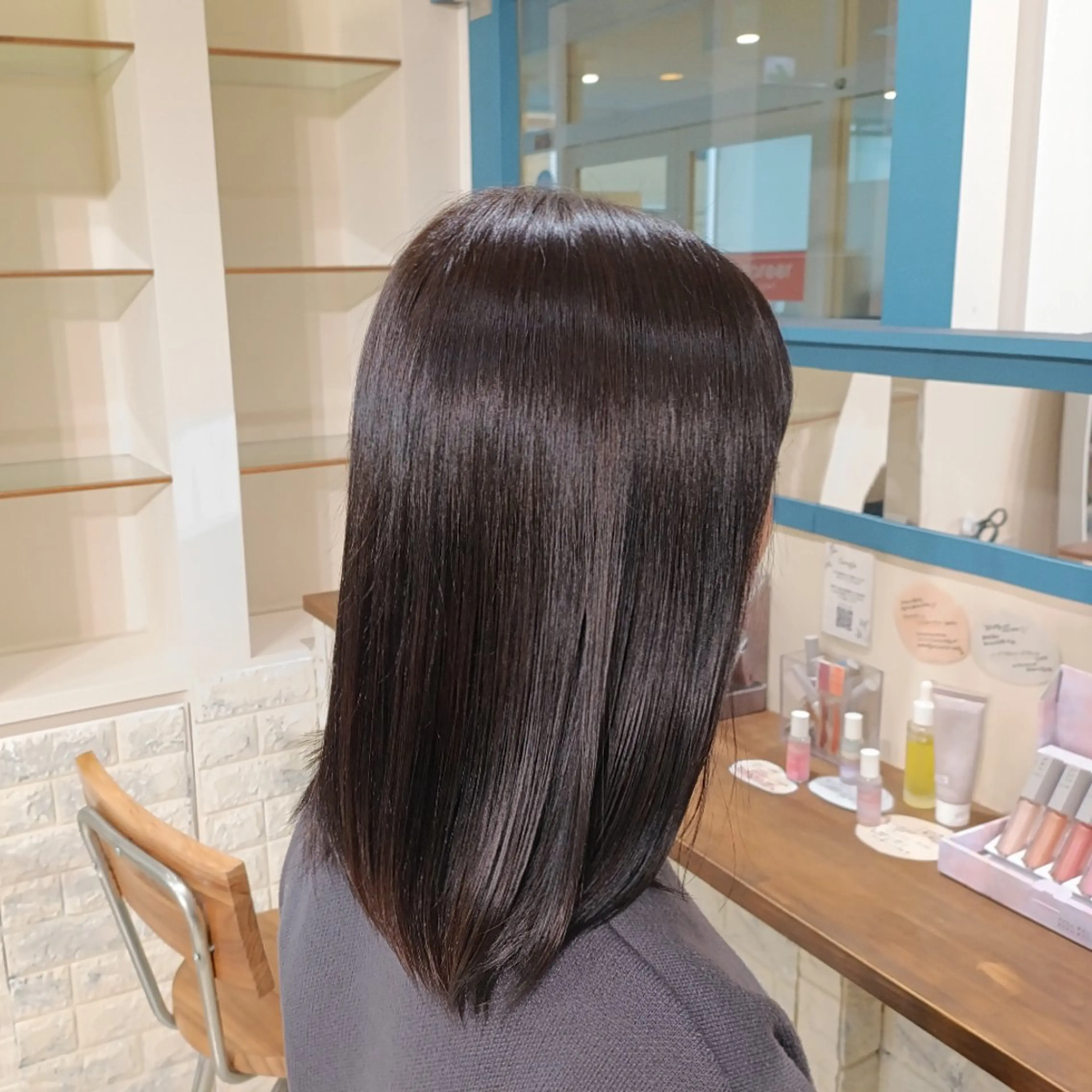 セミロング ヘアカラー カラーモデル募集中 きっかのヘアスタイル