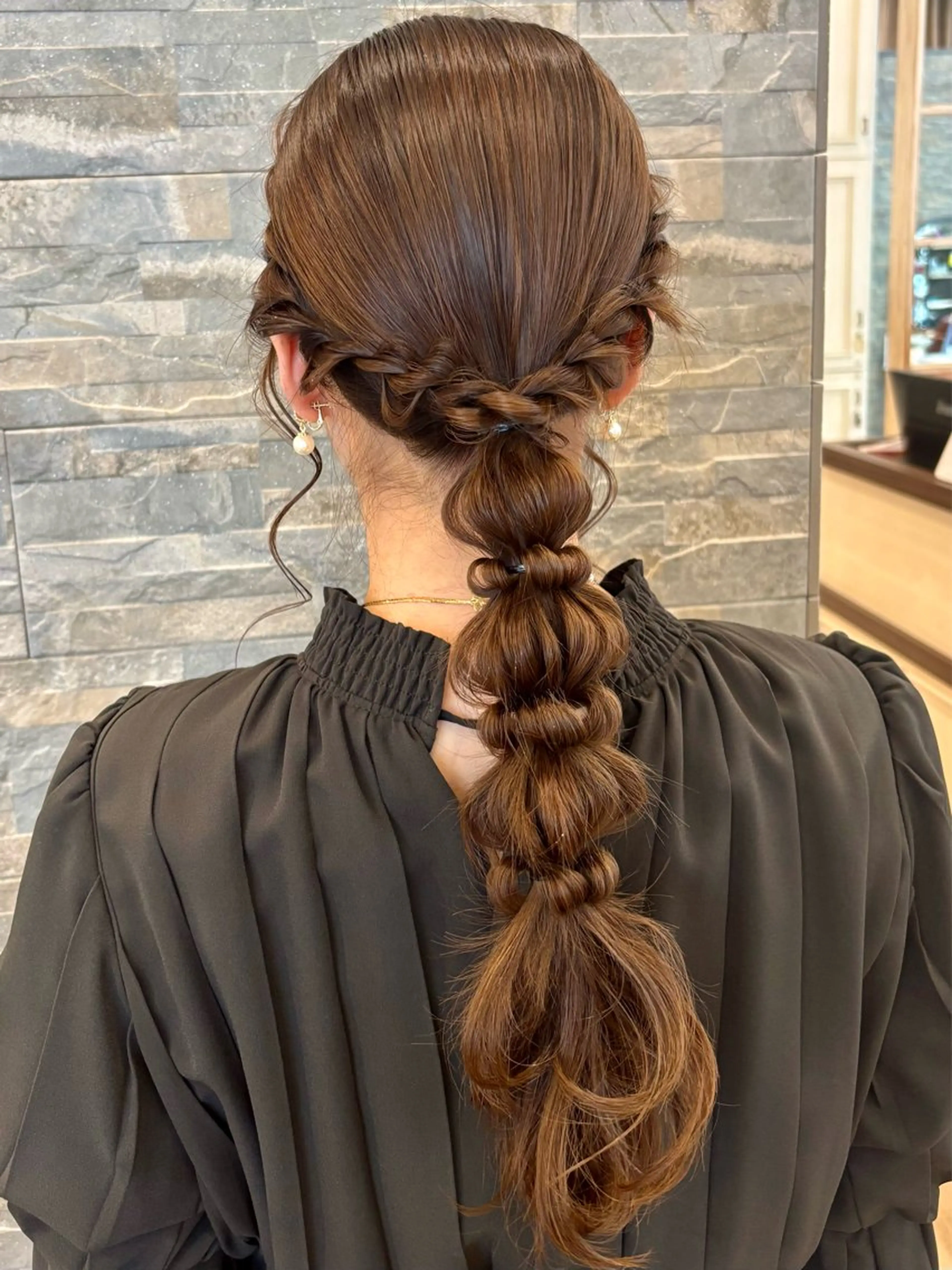 ヘアアレンジ 結婚式・ブライダル ヘアセット 本日空きあり 🫧西岡輝美🫧のヘアスタイル