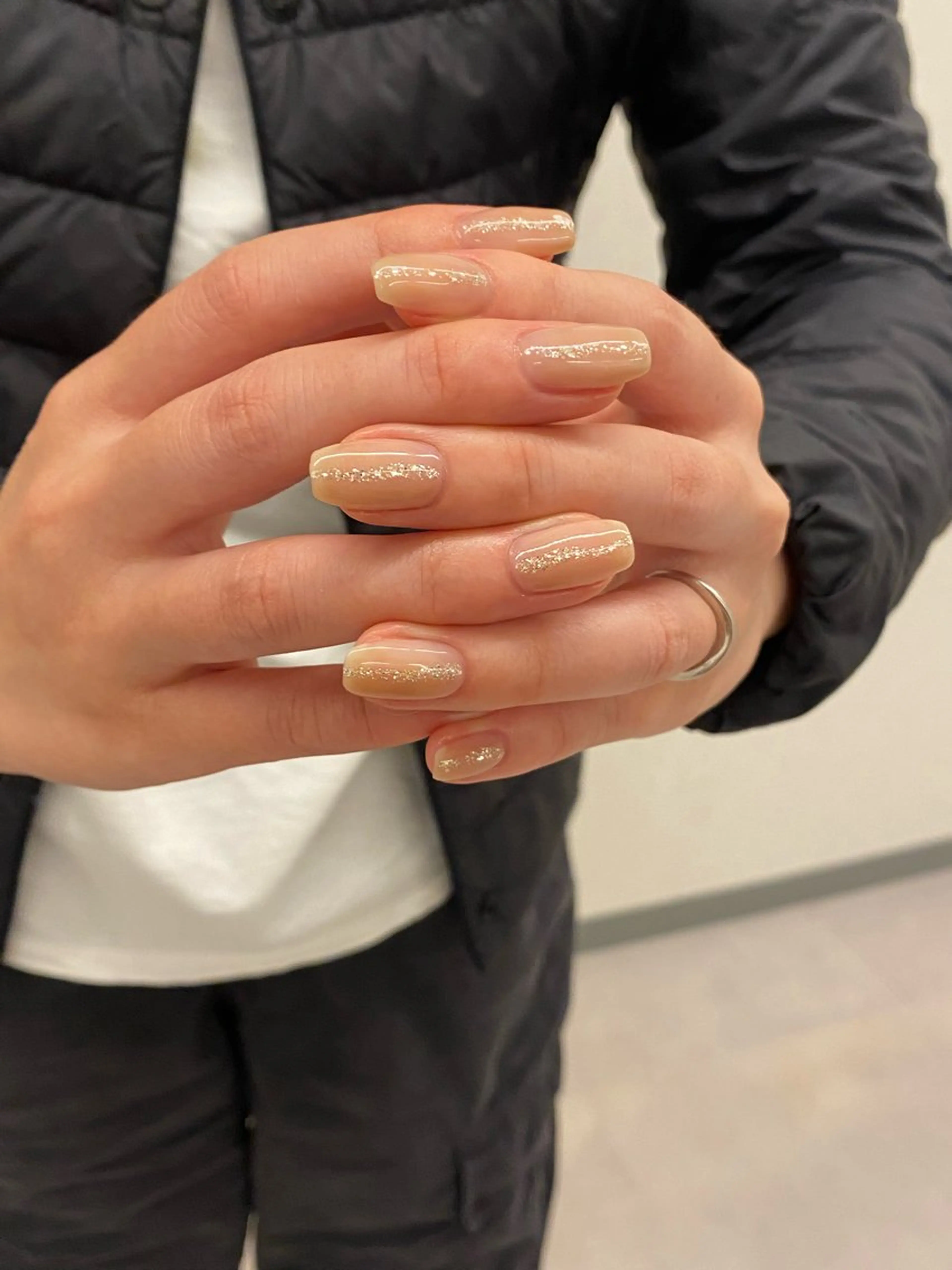 ネイル ハンドネイル ニュアンス / 鉱物 natsukiのネイルデザイン