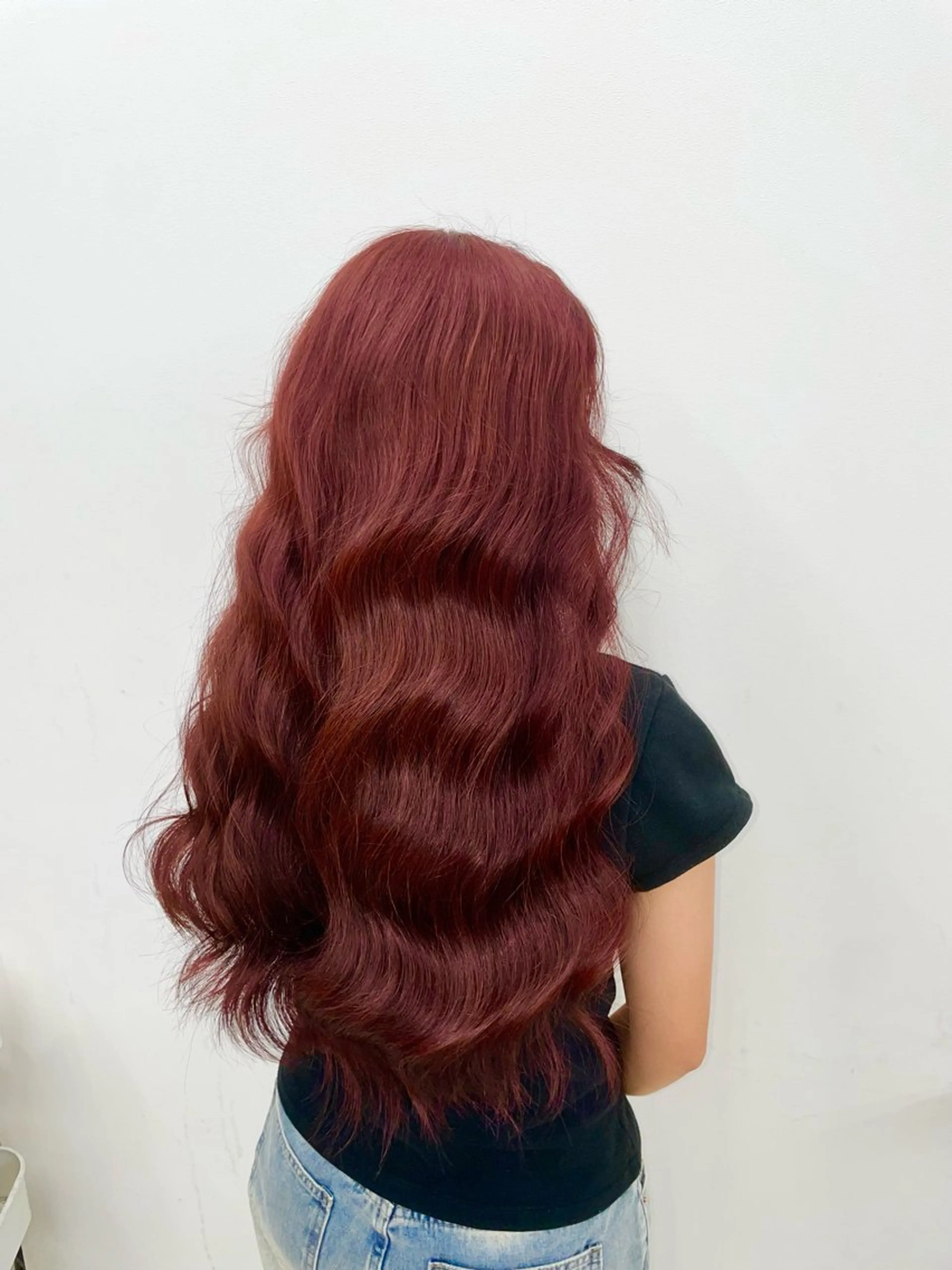 ロング カラー ブリーチ ブラウンカラー ハイトーンカラー ブリーチなしカラー レッドカラー カット ヘアカラー 🦖🧚ひらの すぐる🥑🌿のヘアスタイル
