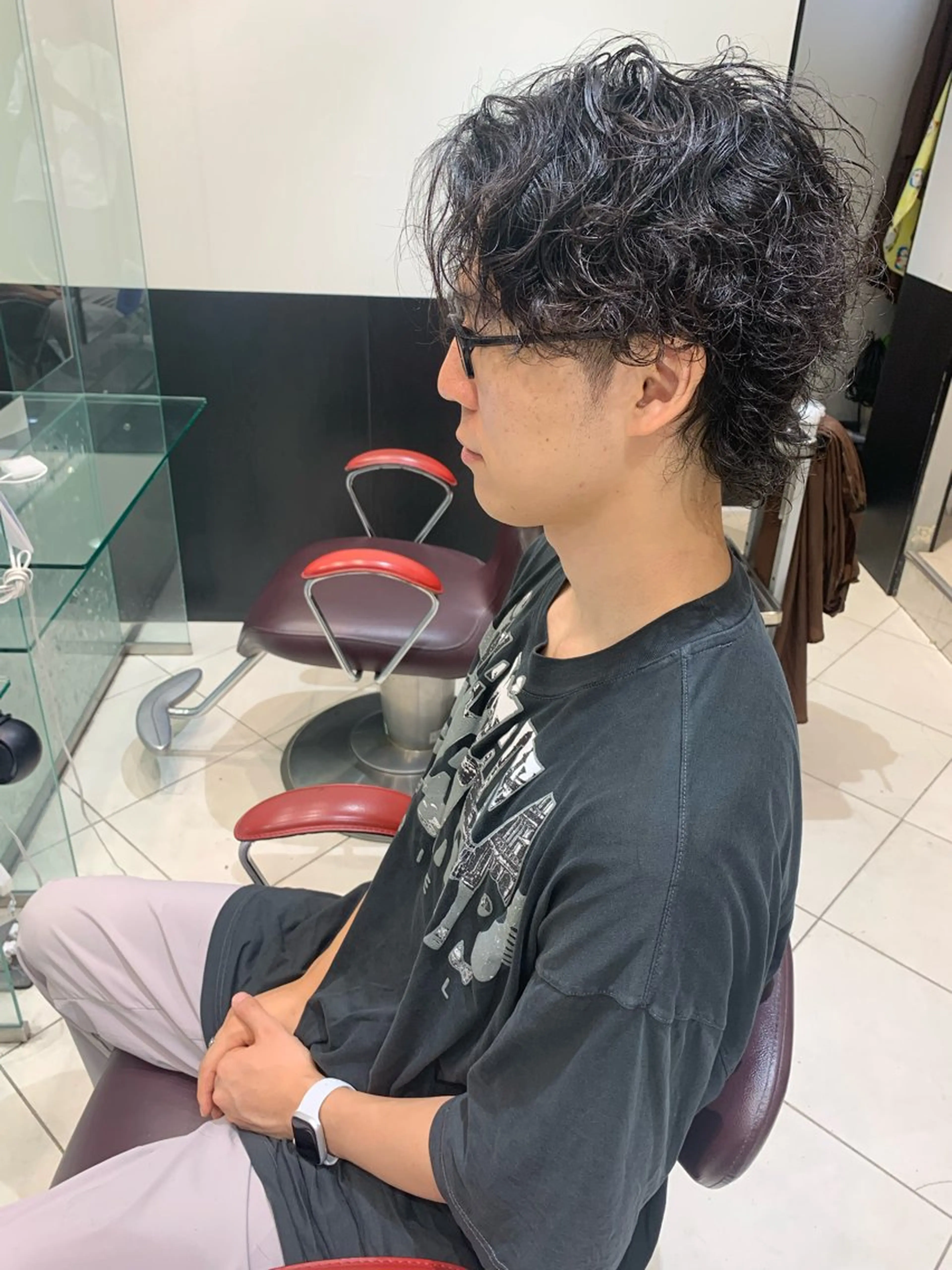 メンズ カット パーマ トリートメント ヘアセット ✨上村 潤平✨メンズヘア✨のヘアスタイル