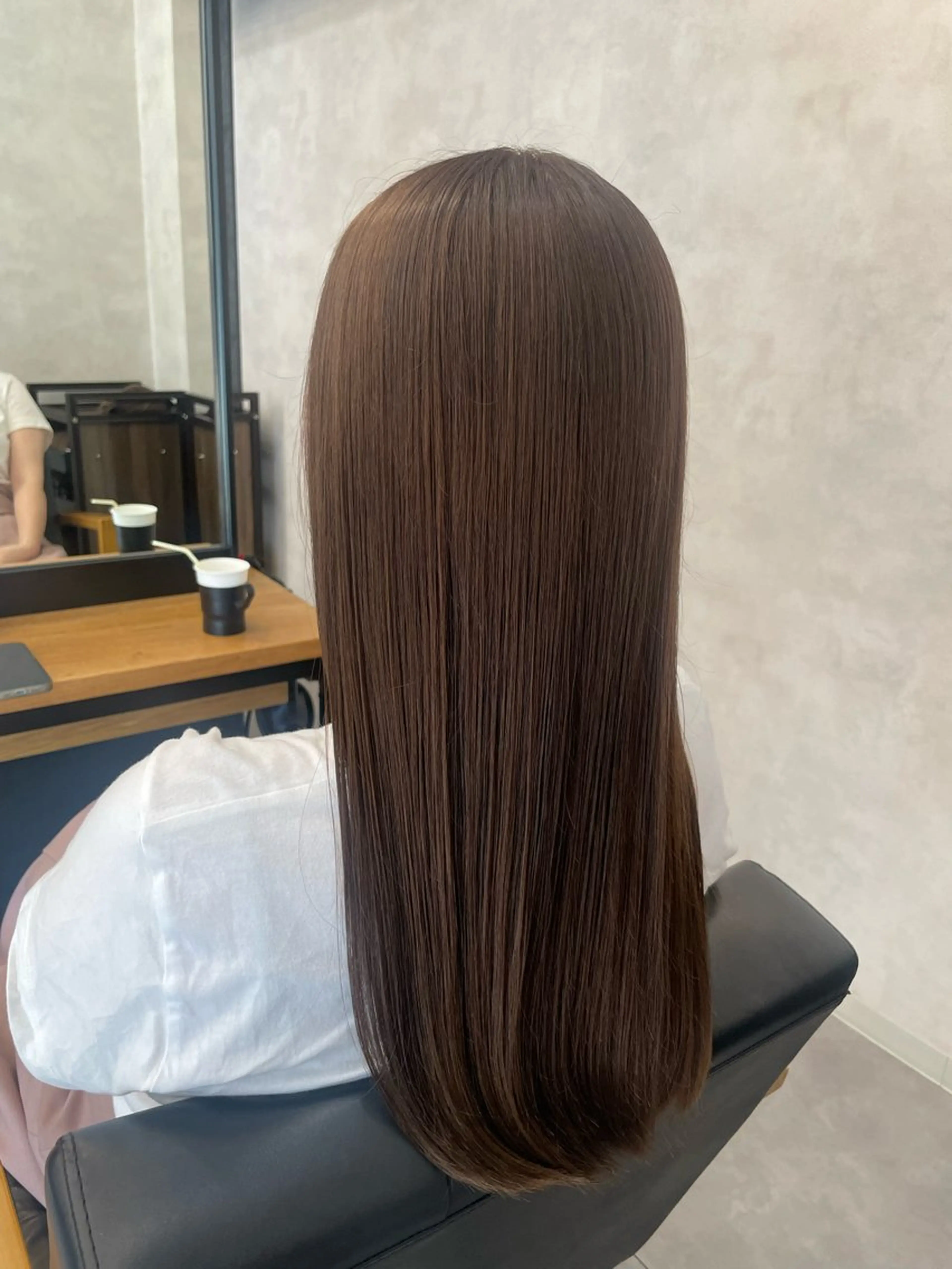 ロング カラー カット ヘアカラー トリートメント 今村 南穂のヘアスタイル