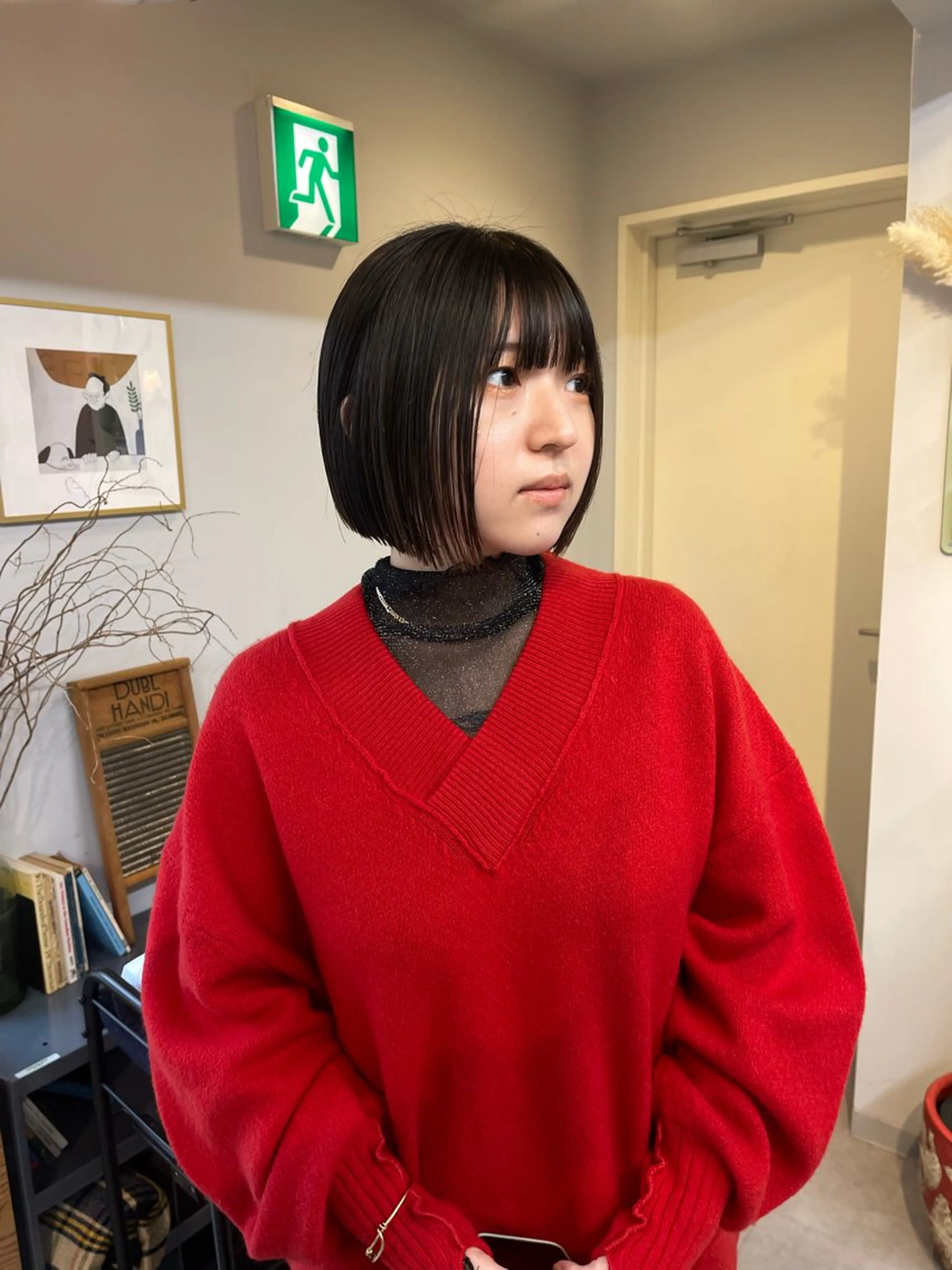 ショート カラー 透明感カラー ボブ MEY HAIR / CURLYS所属・✅ボブ/パーマ/ 表参道/KENTA✅のヘアスタイル
