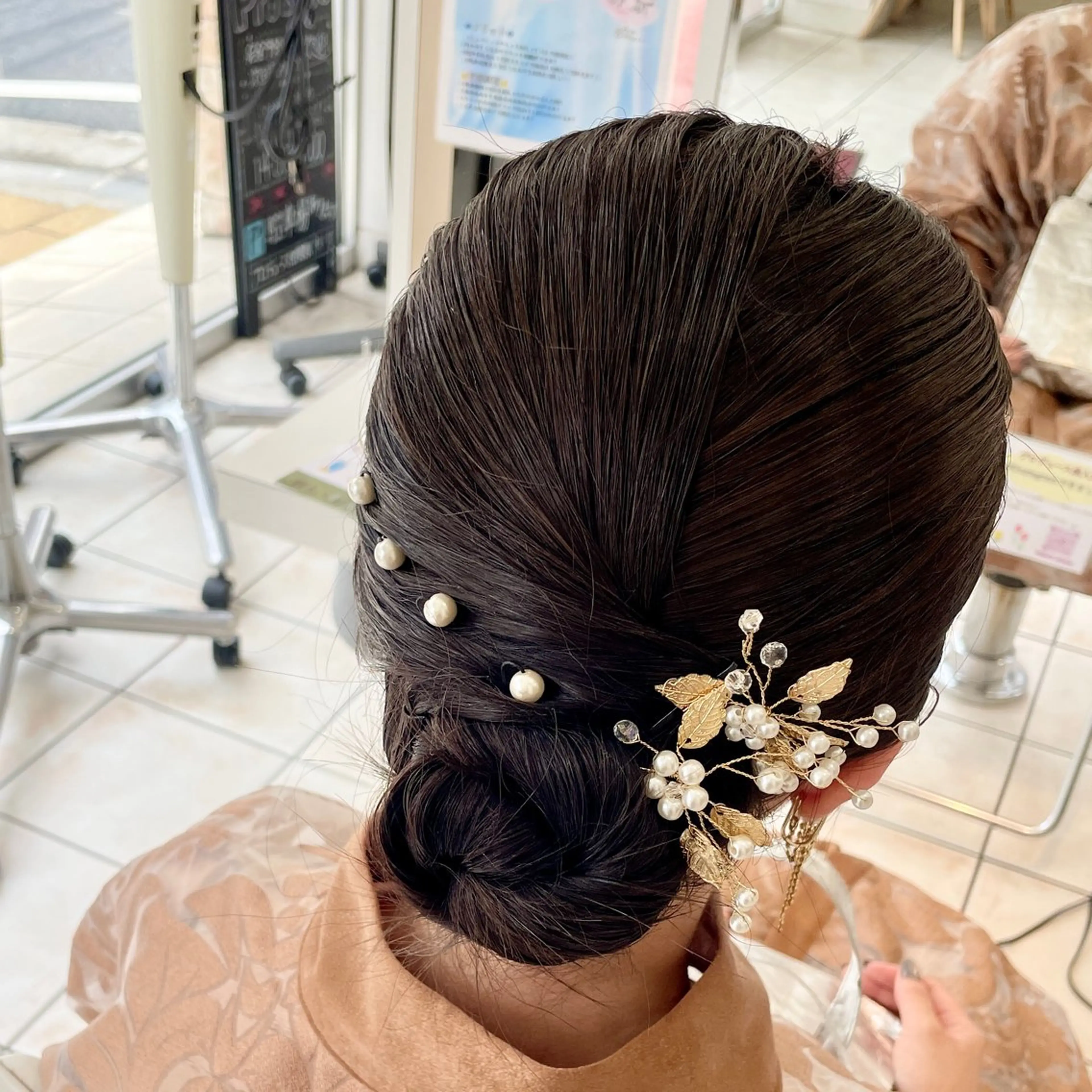 ロング ヘアアレンジ ヘアセット ブリーチ/ヘアセット 【𝙍𝙞𝙣𝙤】のヘアスタイル