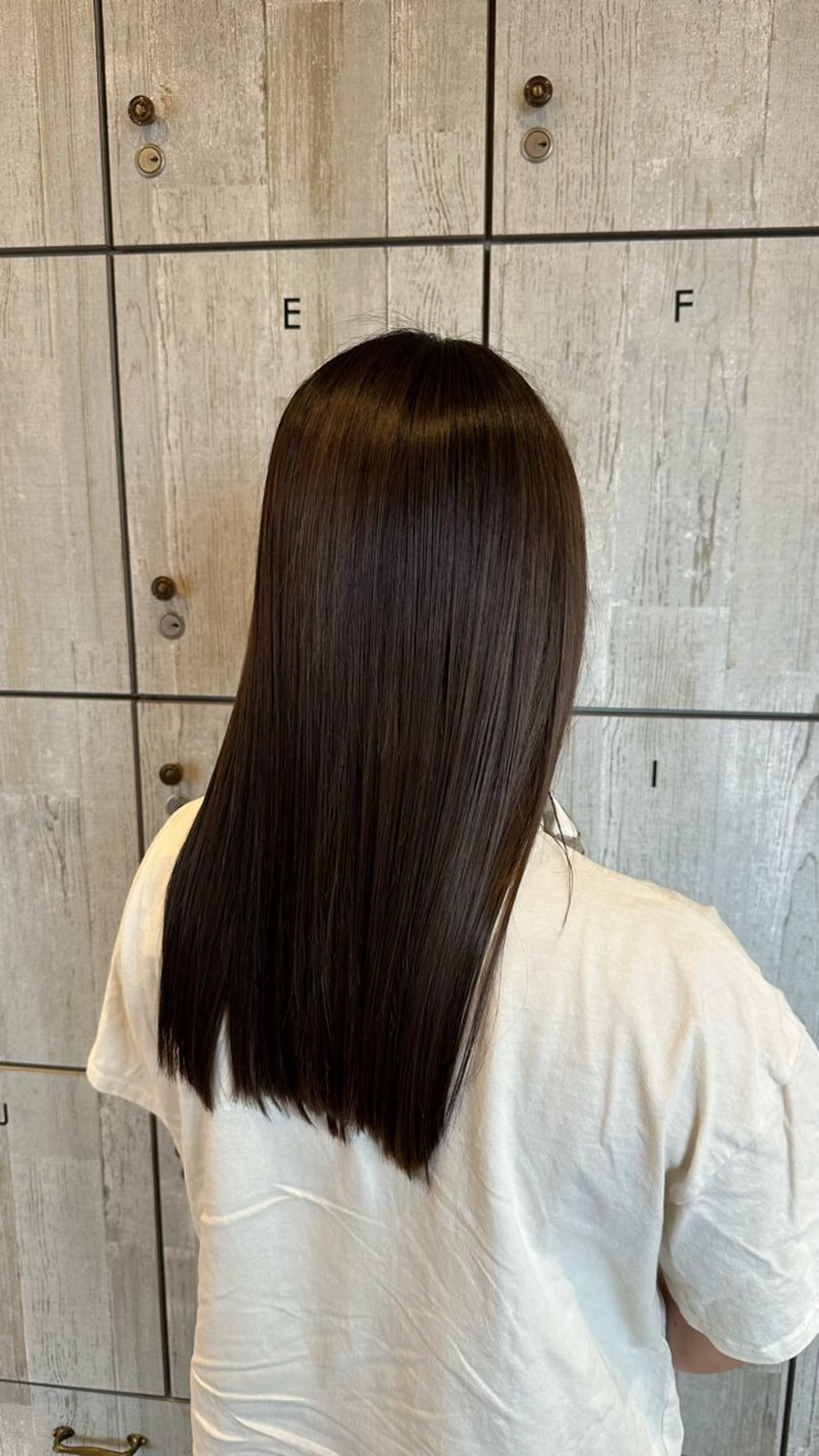 ロング 髪質改善 縮毛矯正 トリートメント カット 縮毛矯正 柔らかいcolor ￤韓国￤🩰マユ🩰のヘアスタイル