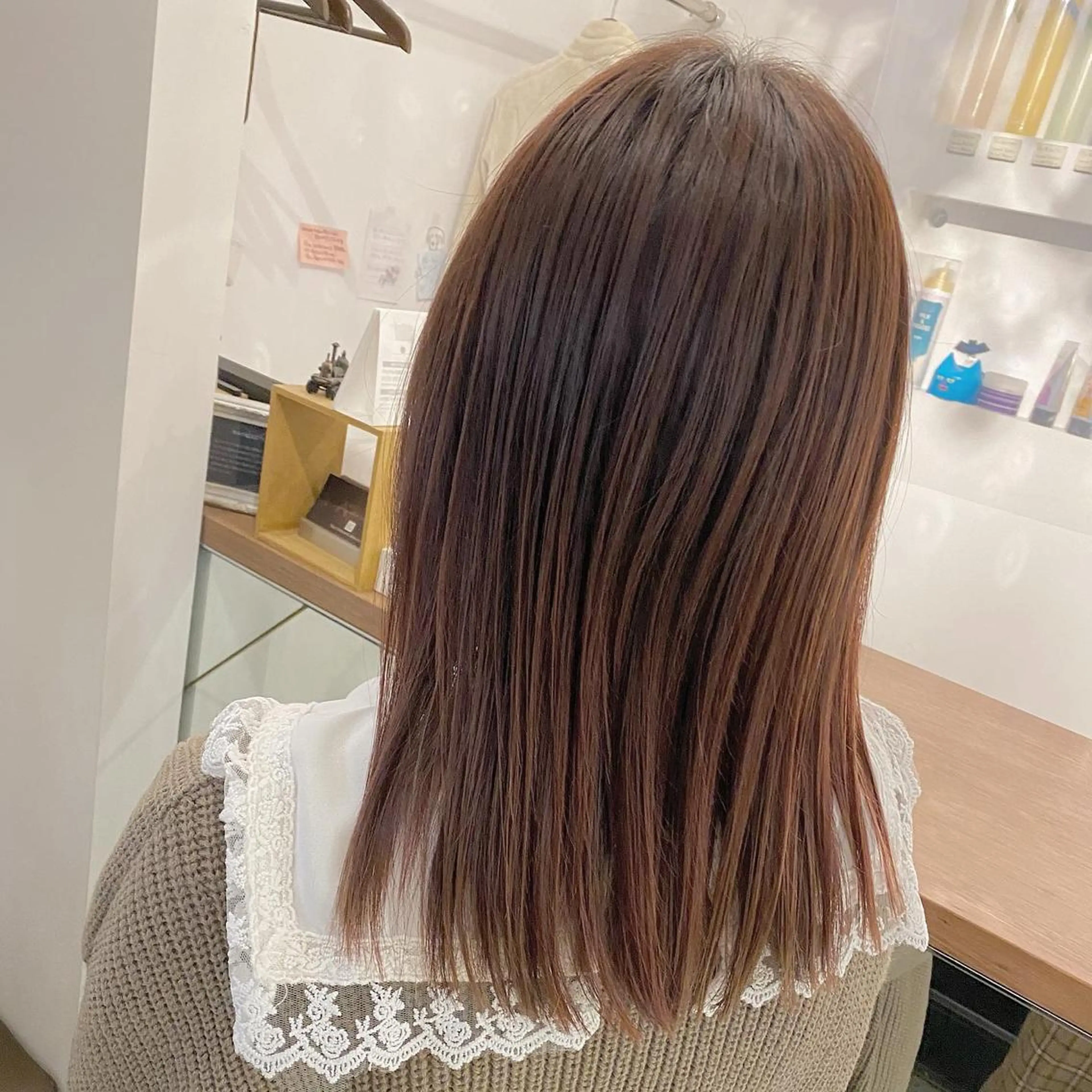 セミロング 髪質改善 SALOWIN 池袋Suite店所属・髪質改善特化 安東駿介のヘアスタイル