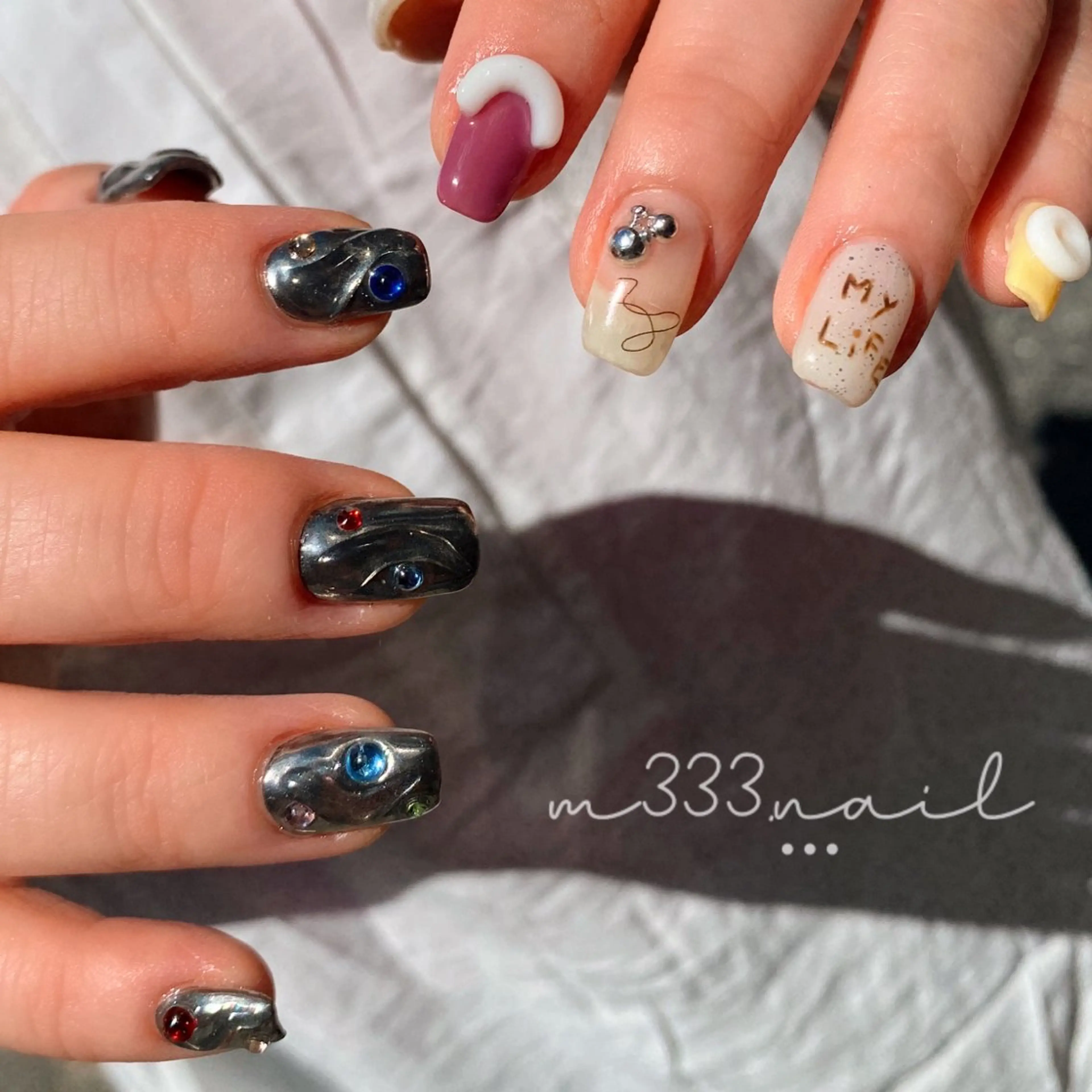 ネイル ハンドネイル hair  MILE.所属・MILE. mukonosouのネイルデザイン