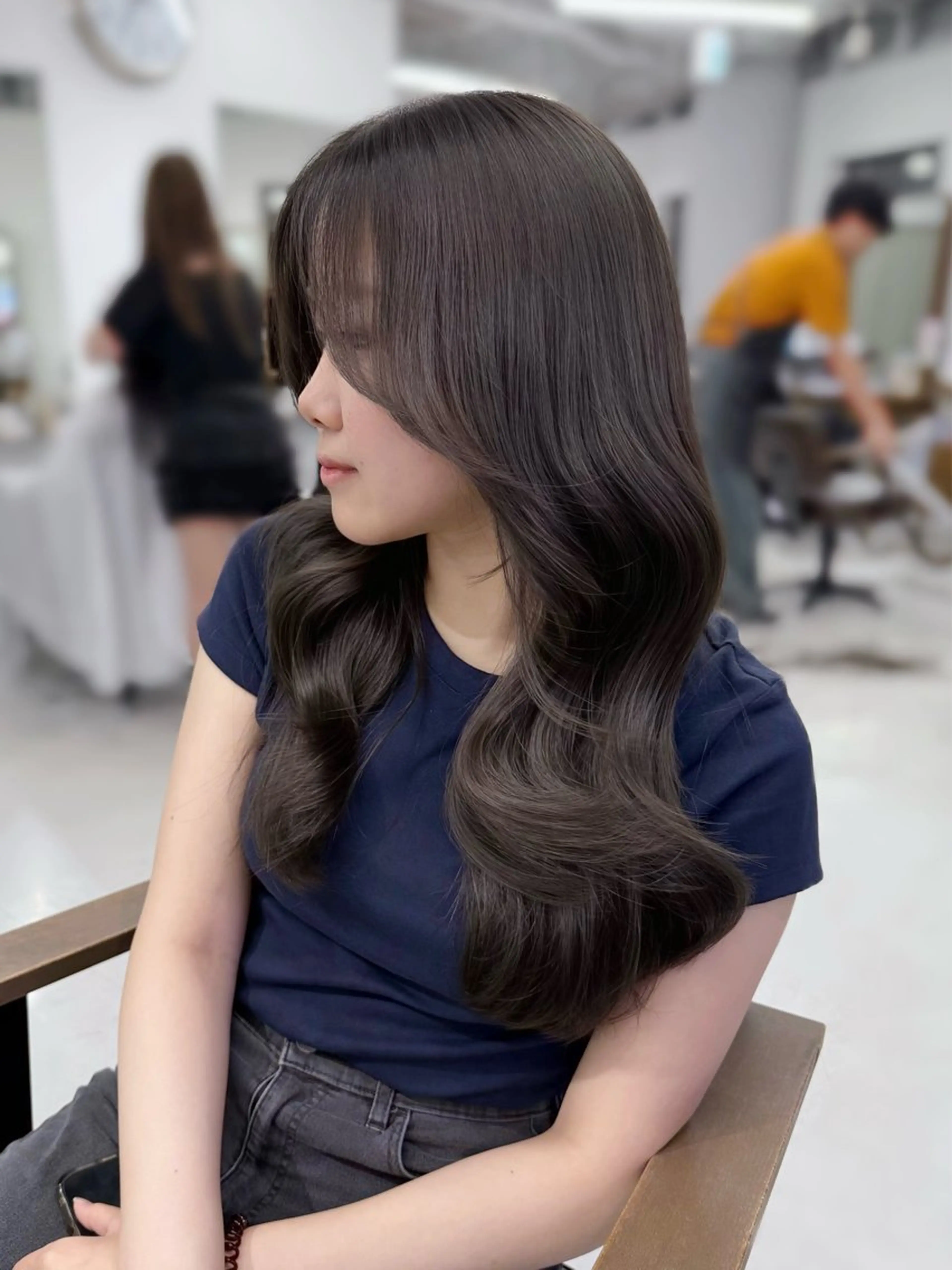 ロング カラー カット ヘアカラー 韓国ヘア×髪質改善 /yoshikaのヘアスタイル