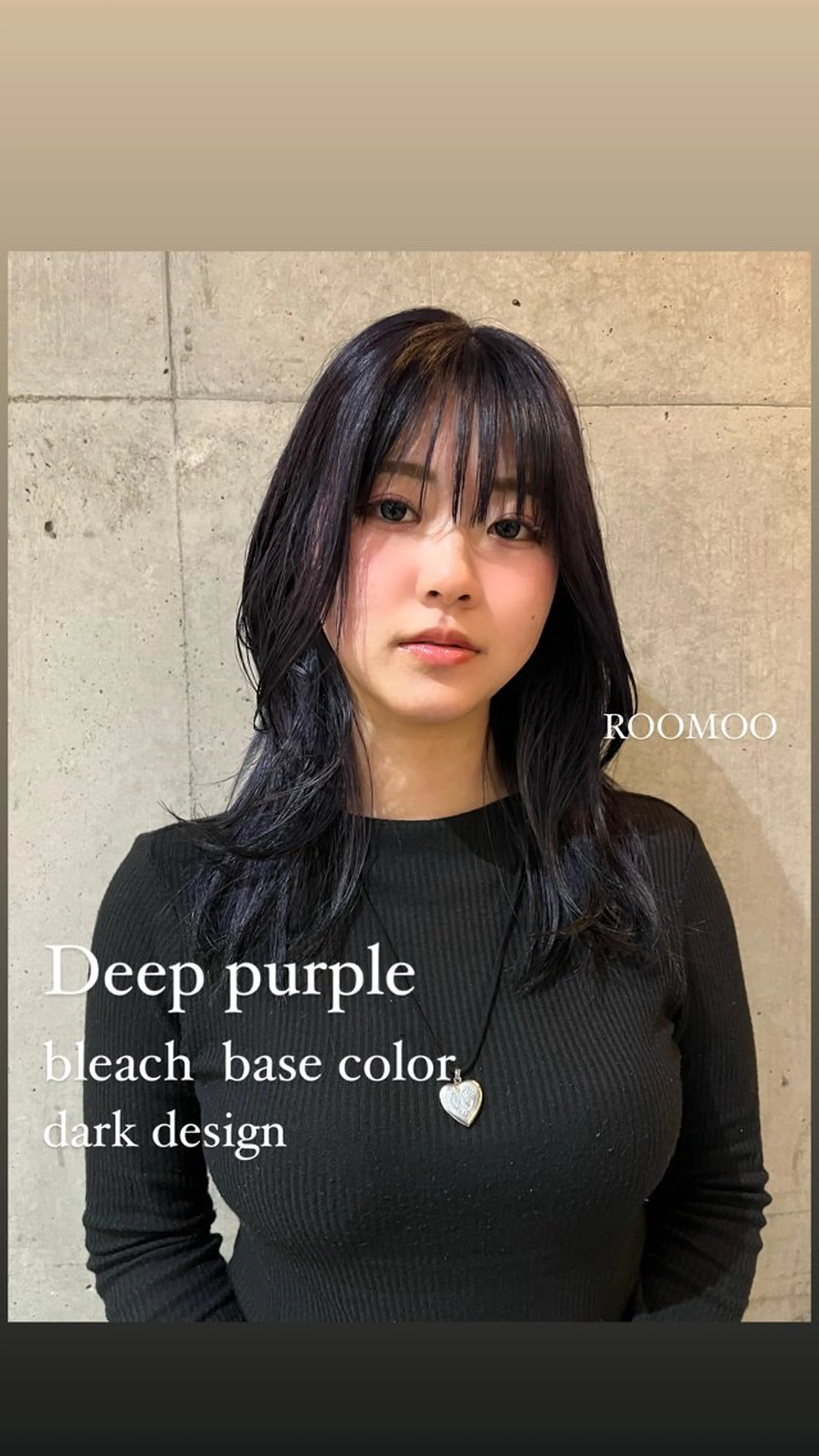 ミディアム 顔まわりレイヤー レイヤーカット ウルフカット ヘアカラー レイヤーカット\ウル フ　chinatsuのヘアスタイル