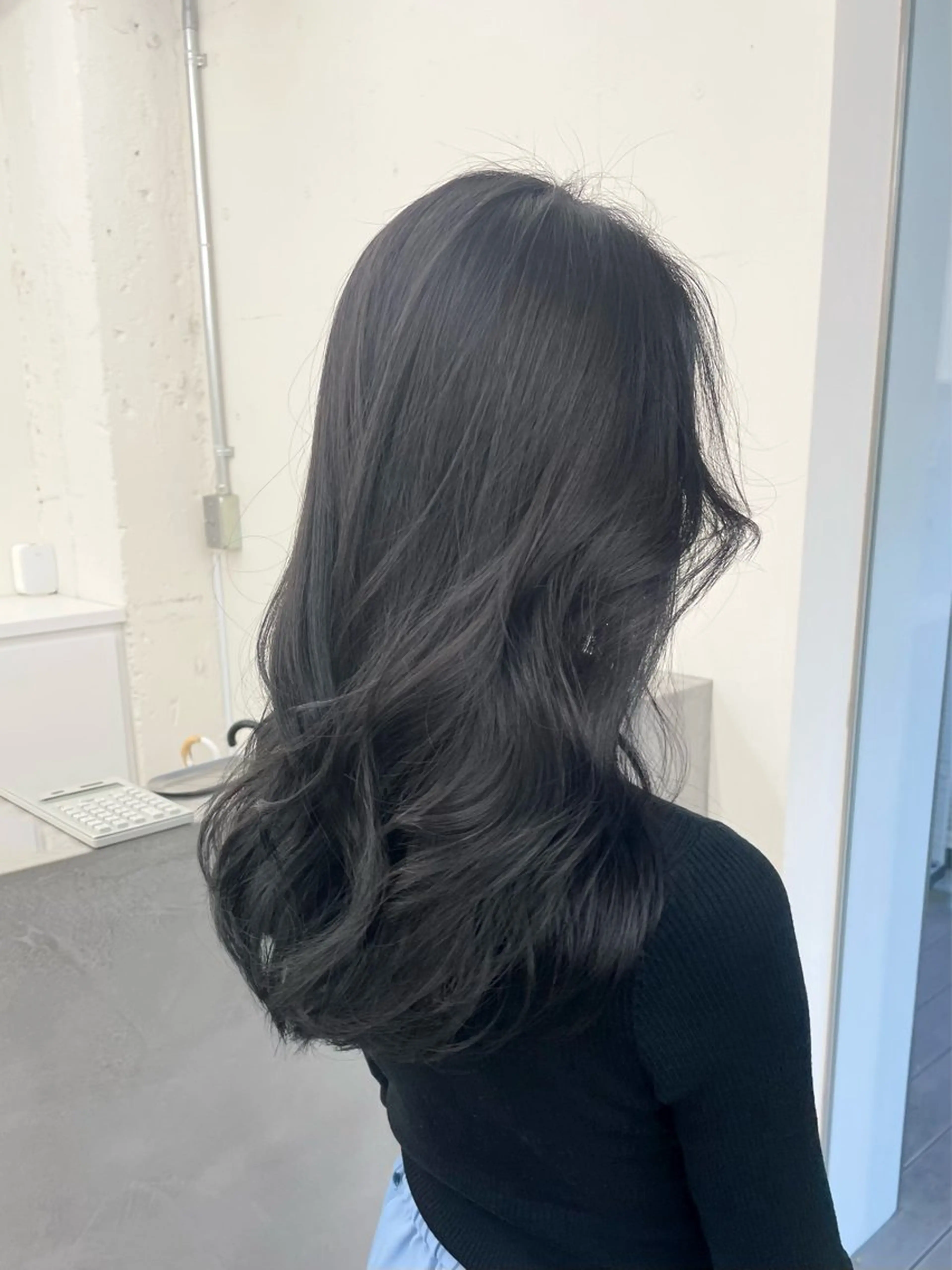 ミディアム カラー カット ヘアカラー トリートメント 🦋韓国系指名No1 店長/圓山 祐也🦋のヘアスタイル