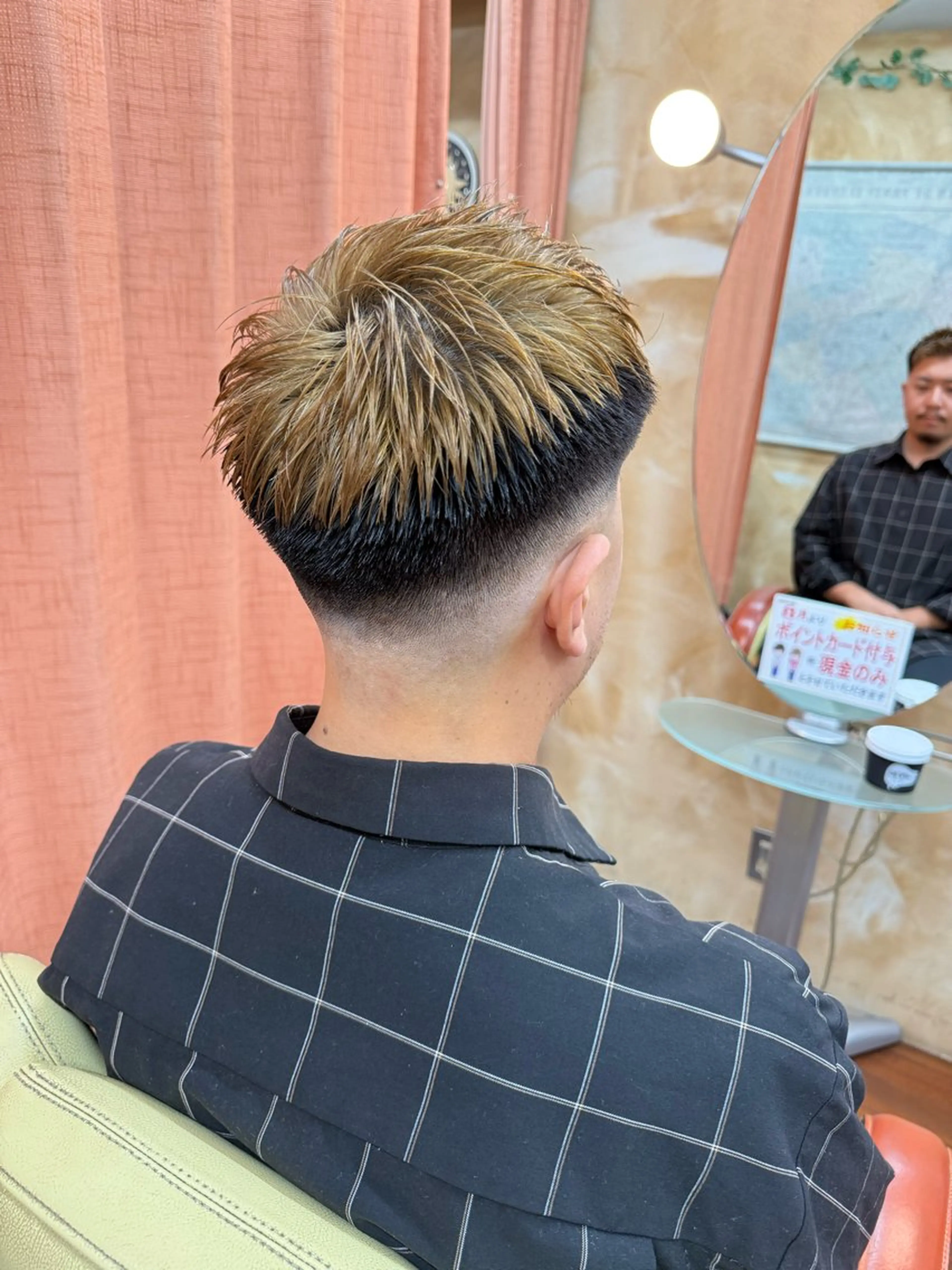 ショート メンズ フェードカット ヘアー/エステ グランツエッセ所属・田村 晃のヘアスタイル