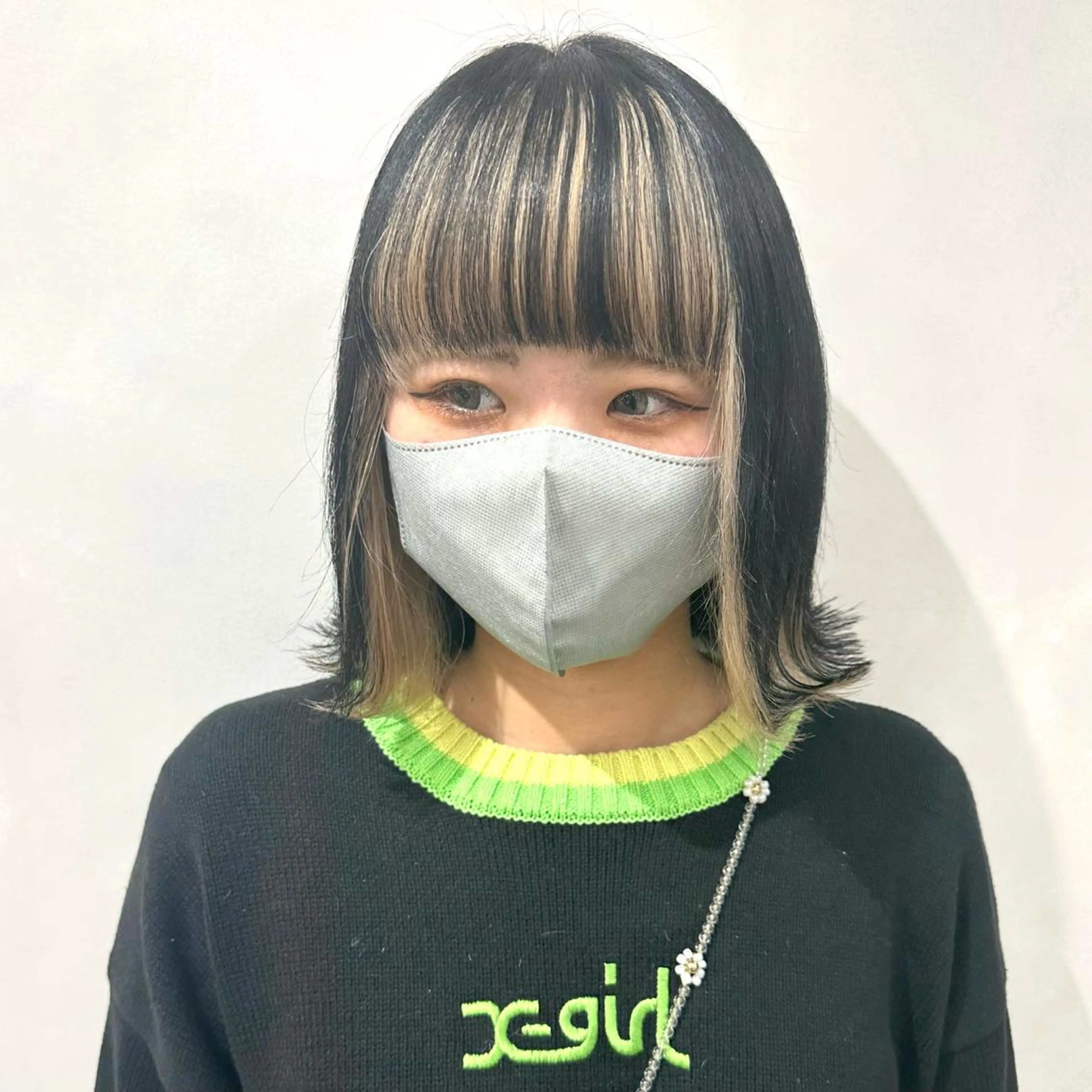 ミディアム カラー カット ヘアカラー トリートメント デザインカラー/パー マ🦖外岡咲希🦖のヘアスタイル