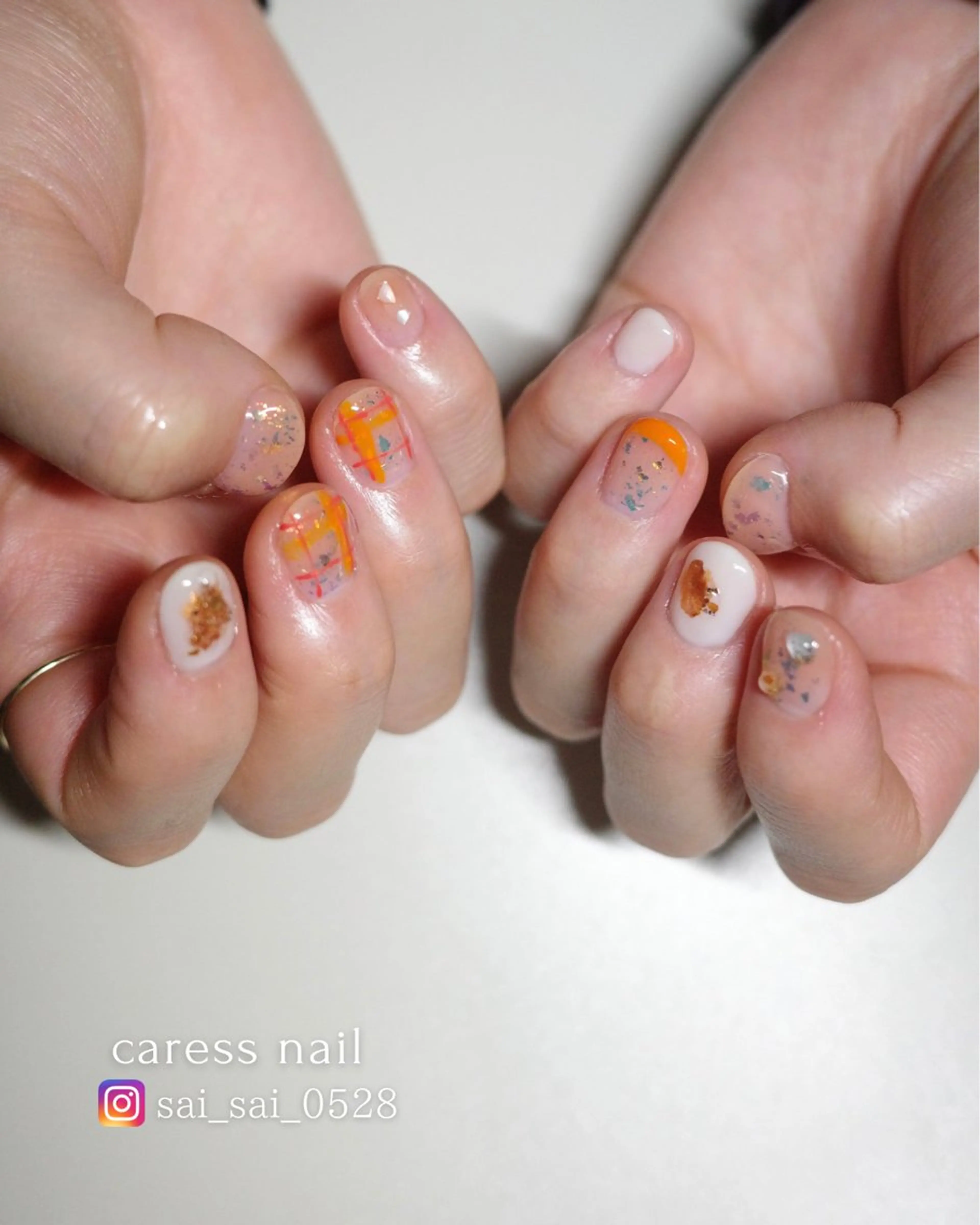 ネイル caress nail カレスネイル 代々木上原所属・カレスネイル さいのネイルデザイン