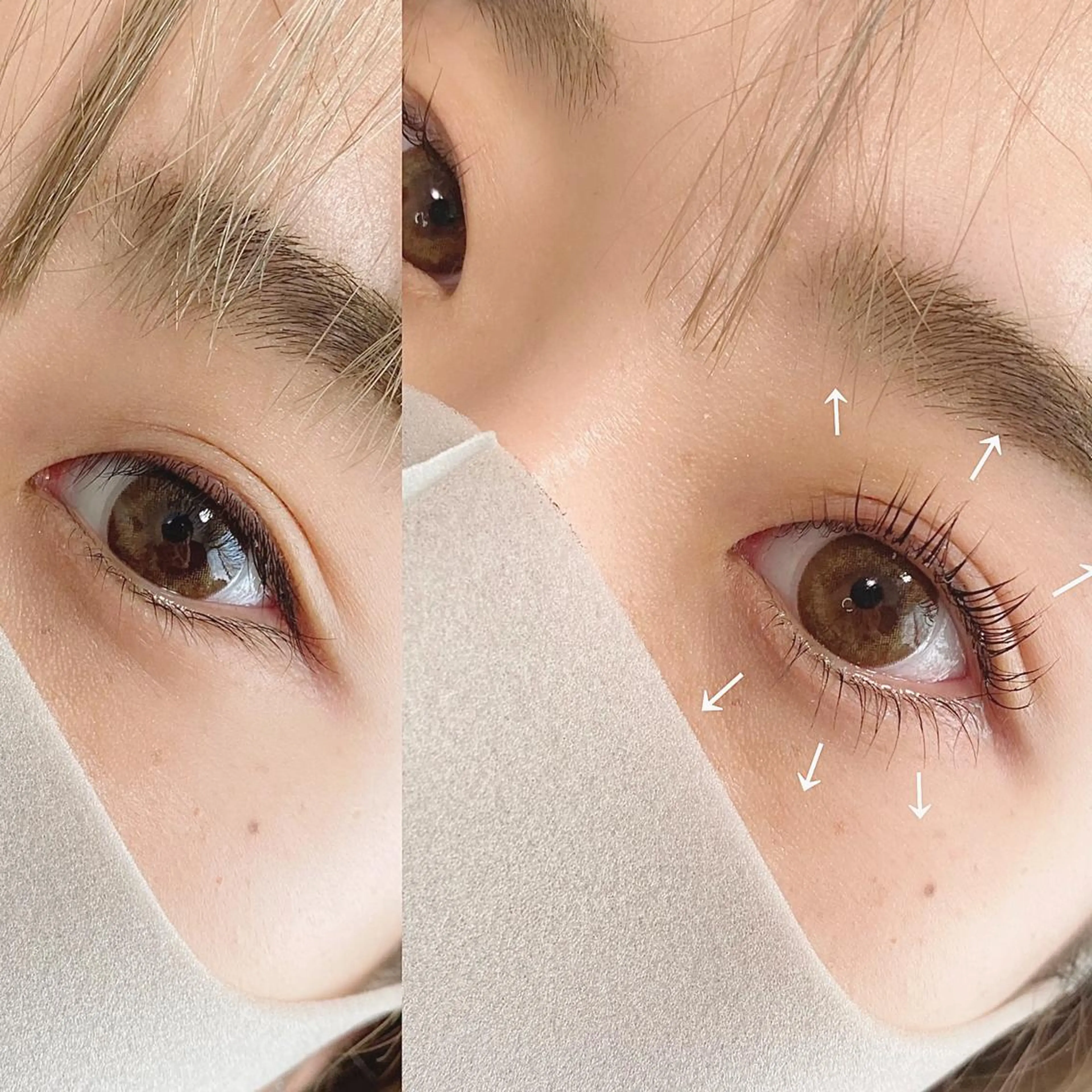 上下まつげパーマ☝︎☑️の写真