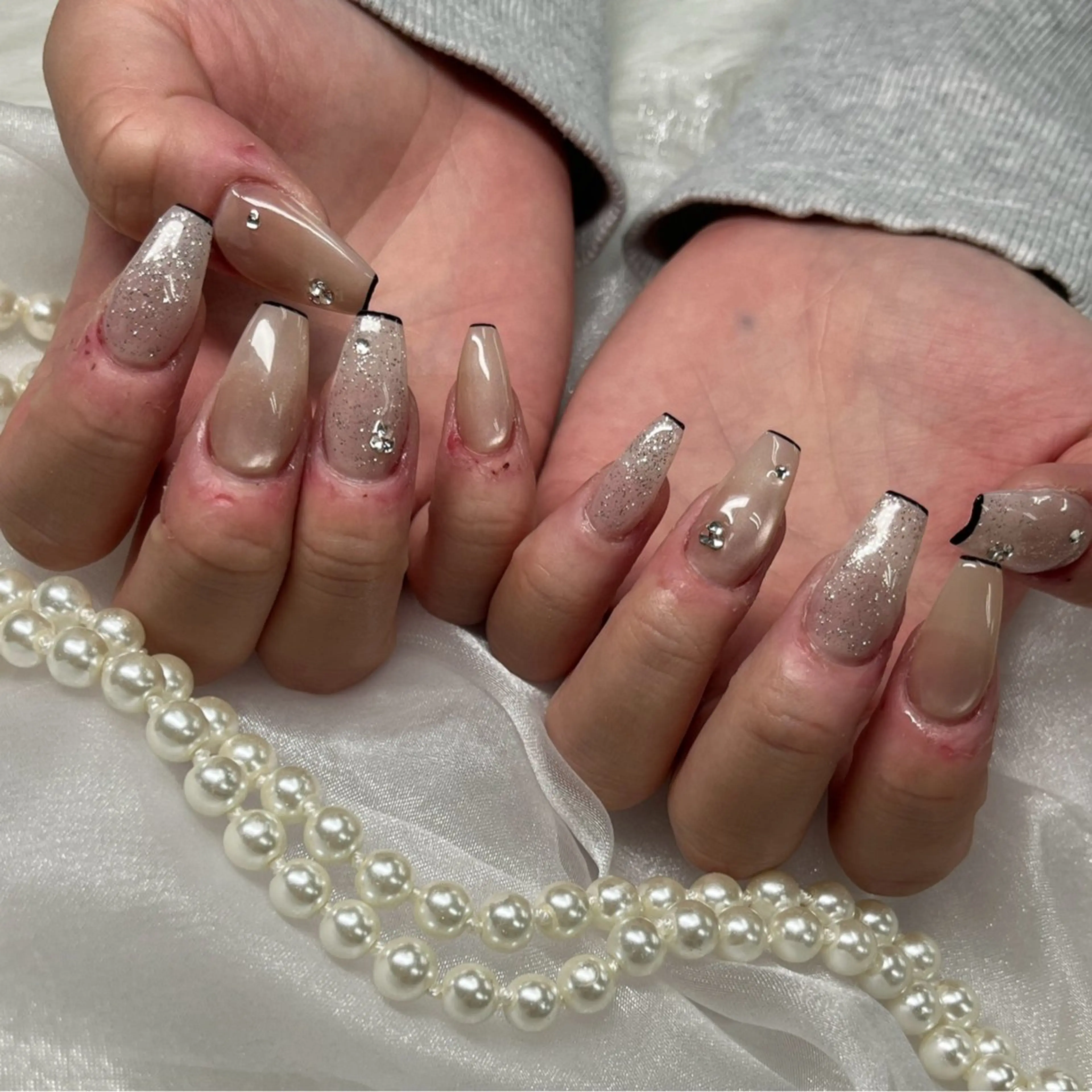 ネイル ハンドネイル tener 🖤yua🖤のネイルデザイン