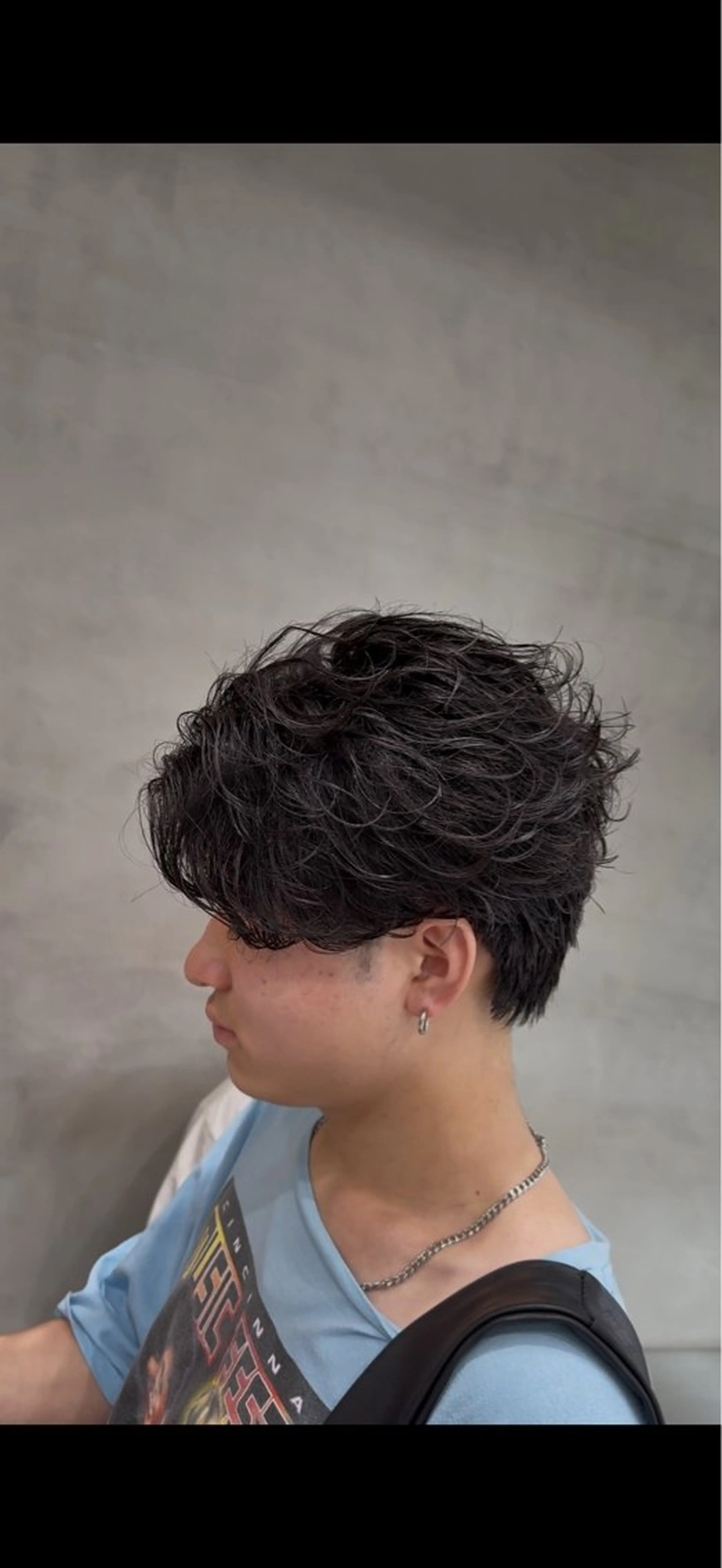 パーマ メンズ カット パーマ 当日予約⭕️ fifth渋谷太田のヘアスタイル