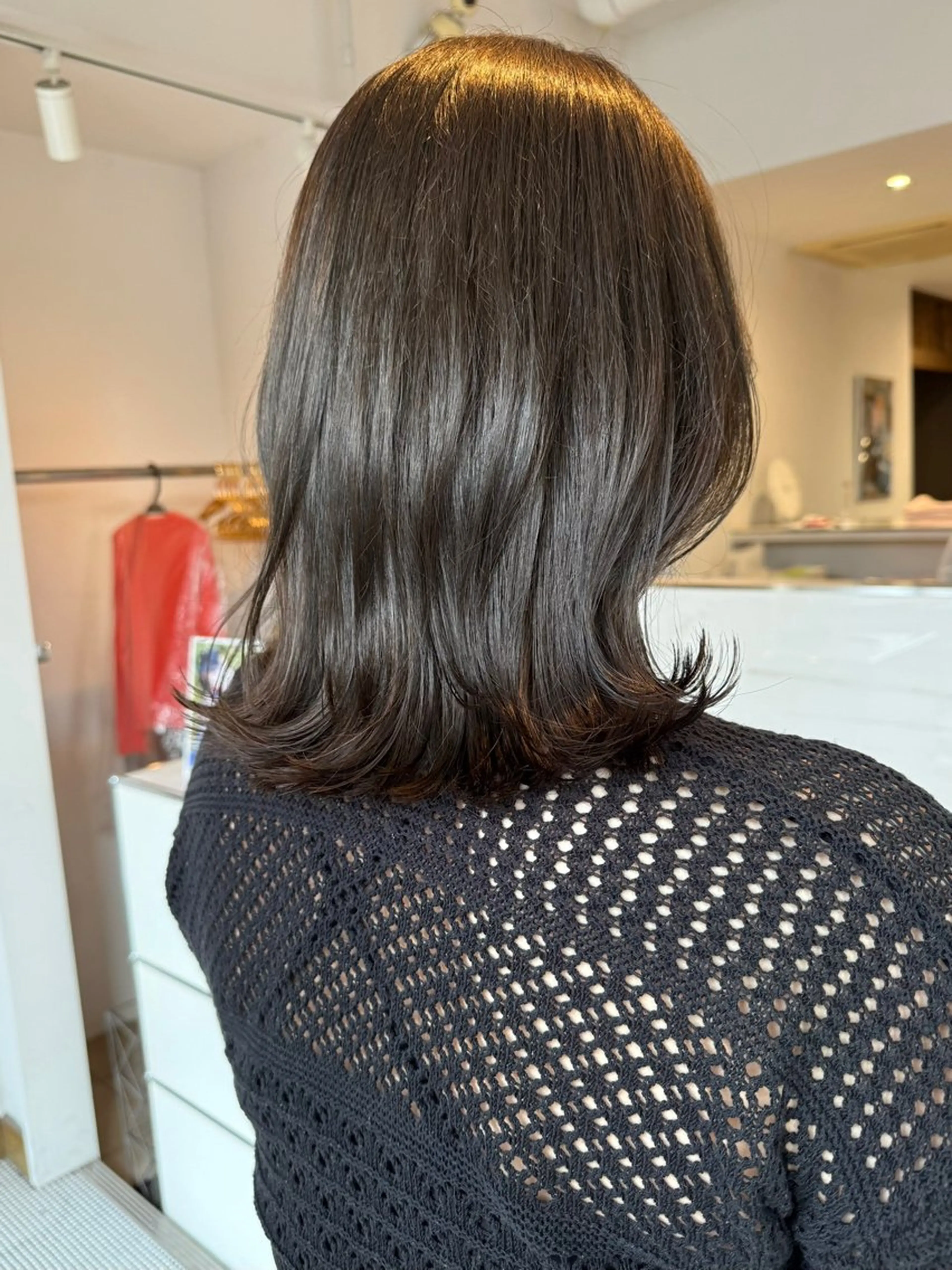 ミディアム カット ヘアカラー トリートメント VanCouncil 千種所属・大竹 穂香のヘアスタイル