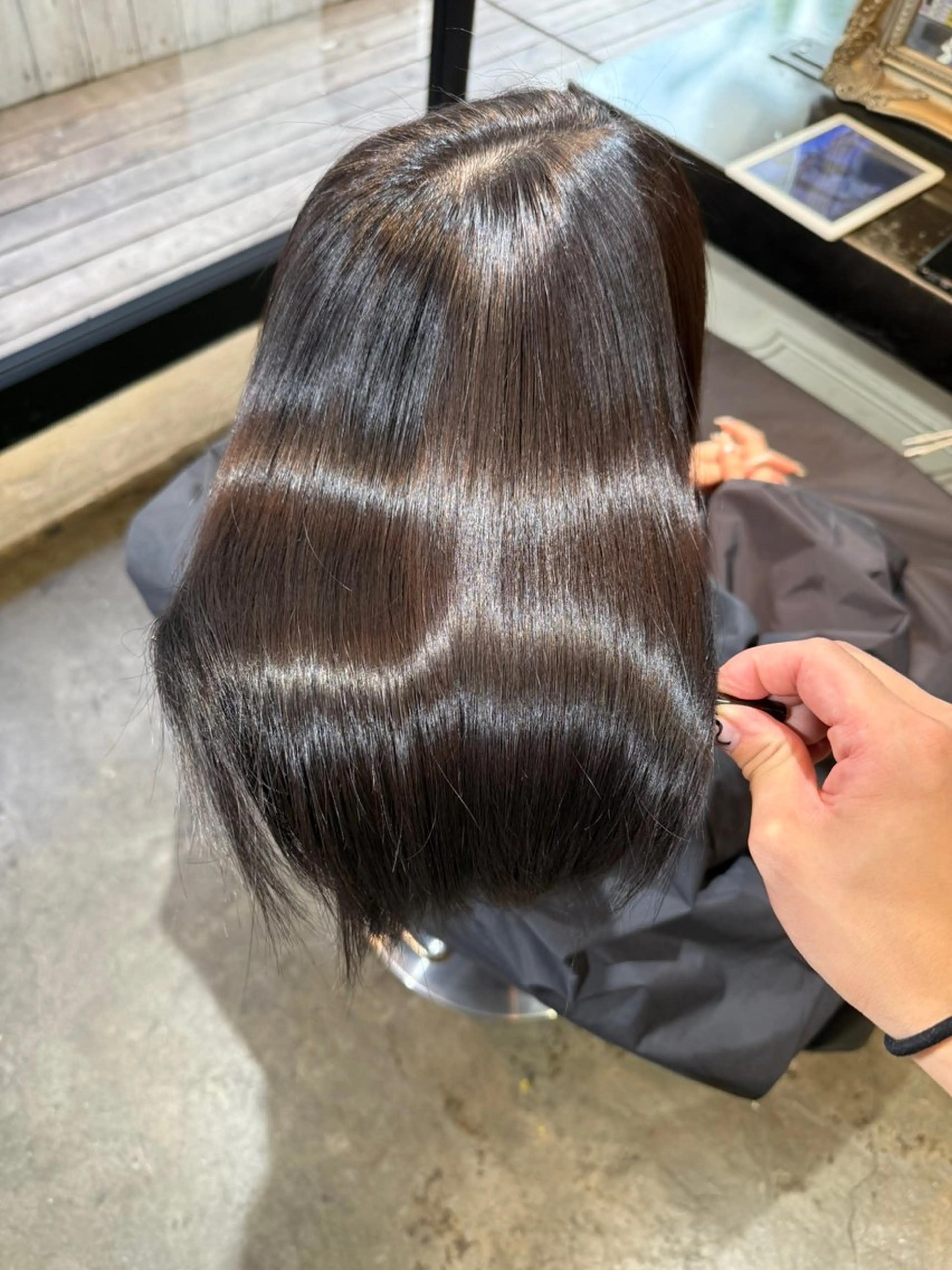 セミロング パーマ カット 縮毛矯正 トリートメント 髪質改善 カット/soyaのヘアスタイル