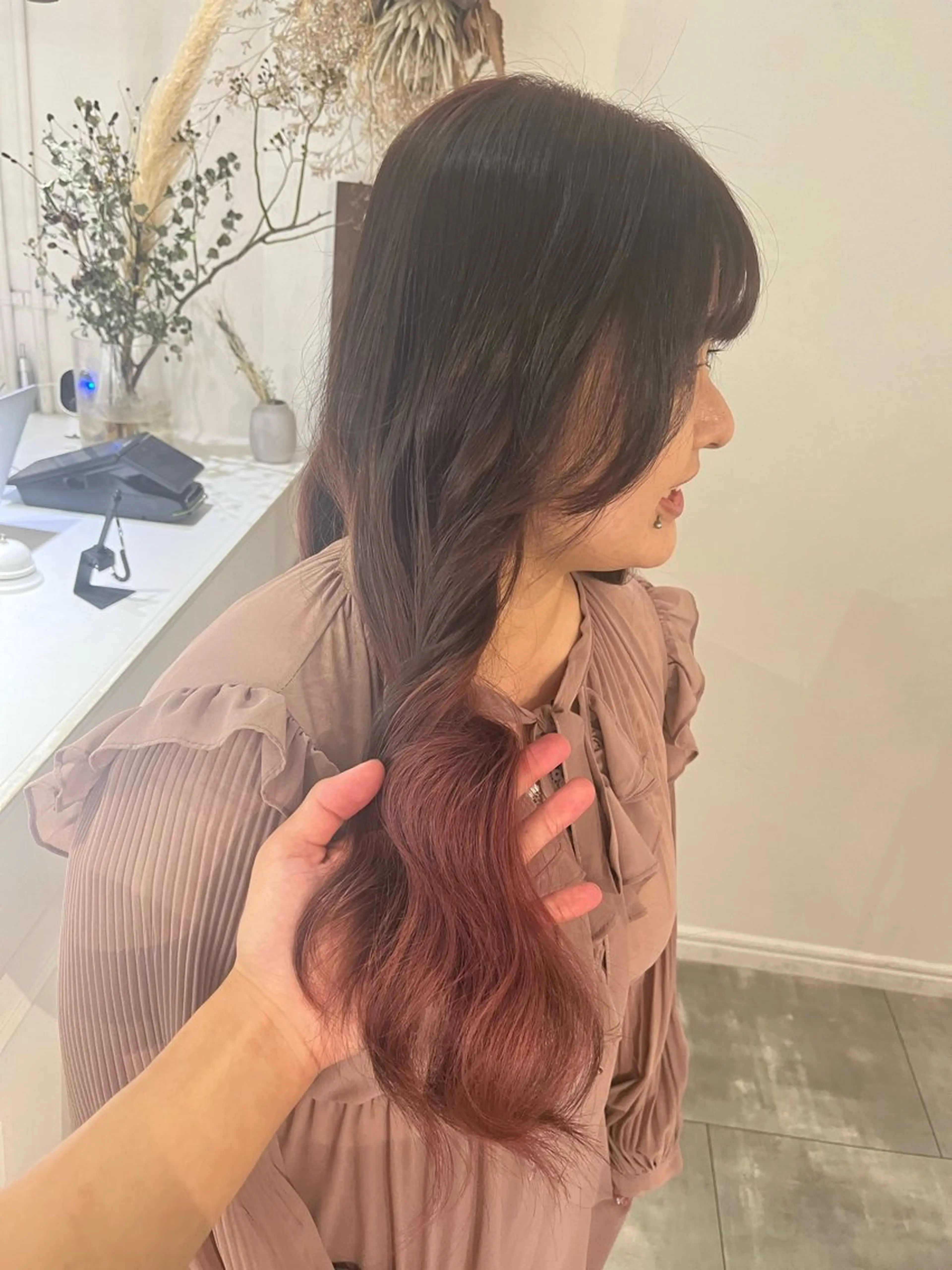 ロング カット トリートメント 🌈カラー特化 ハイトーンけいと🌈のヘアスタイル