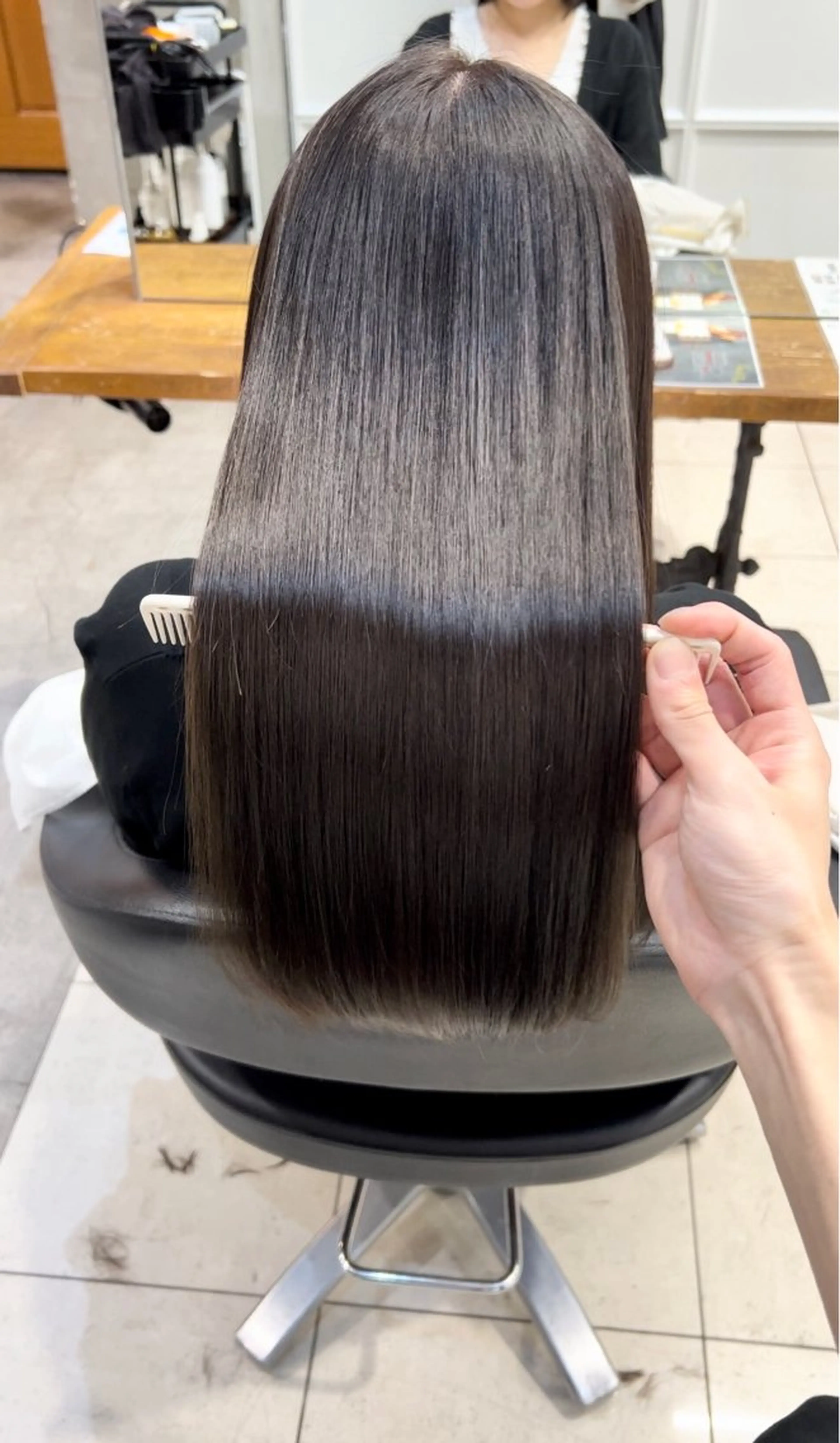 ミディアム 髪質改善 縮毛矯正 トリートメント 酸性ストレート ヘアカラー 縮毛矯正 GO TODAY 原宿本店所属・🎁メンズカット/ 髪質改善/DAIKIのヘアスタイル
