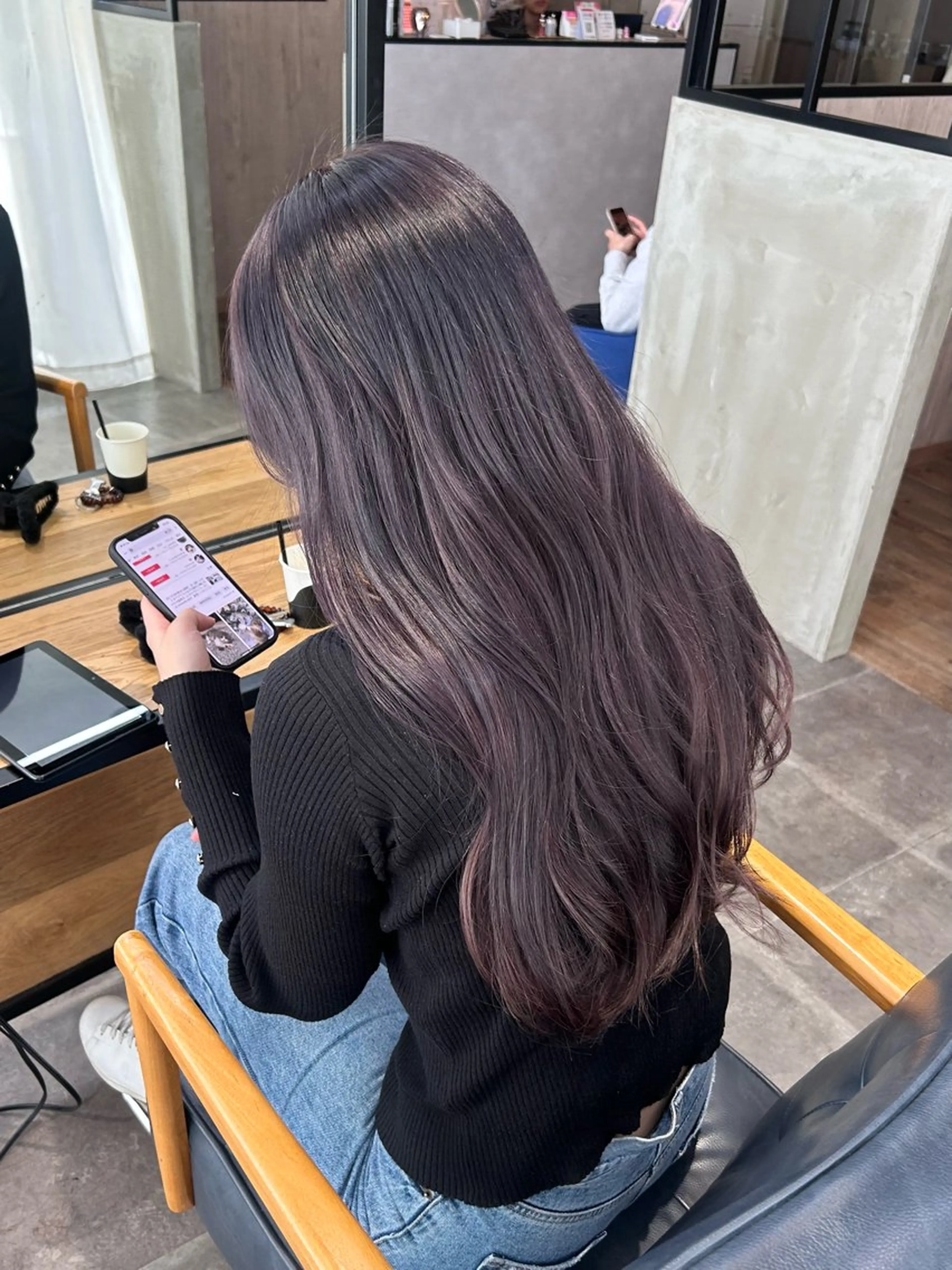 ロング カラー 韓国×髪質改善カラー 💎hinaのヘアスタイル