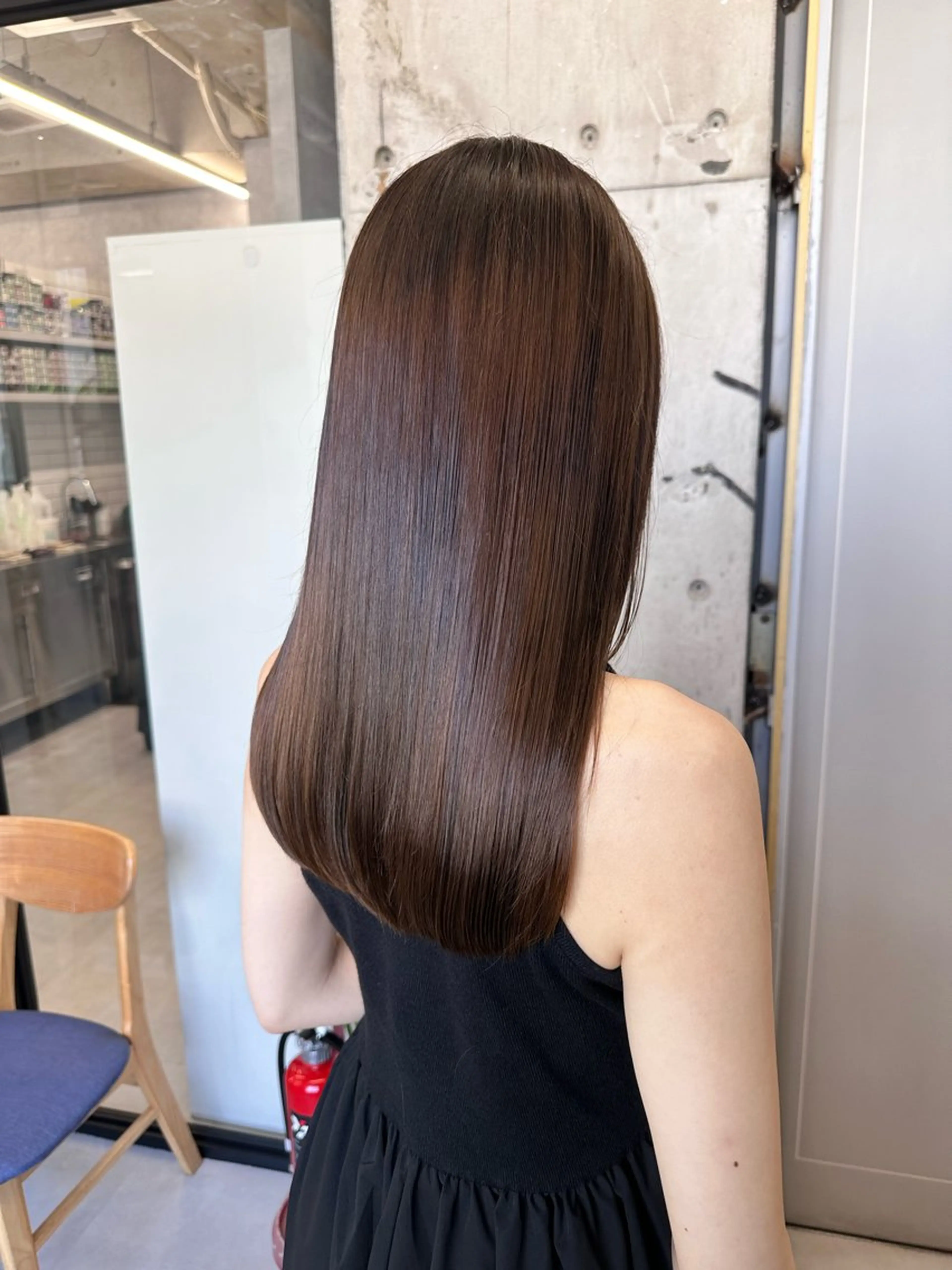 ロング カット ヘアカラー トリートメント number天王寺 kyoseiのヘアスタイル