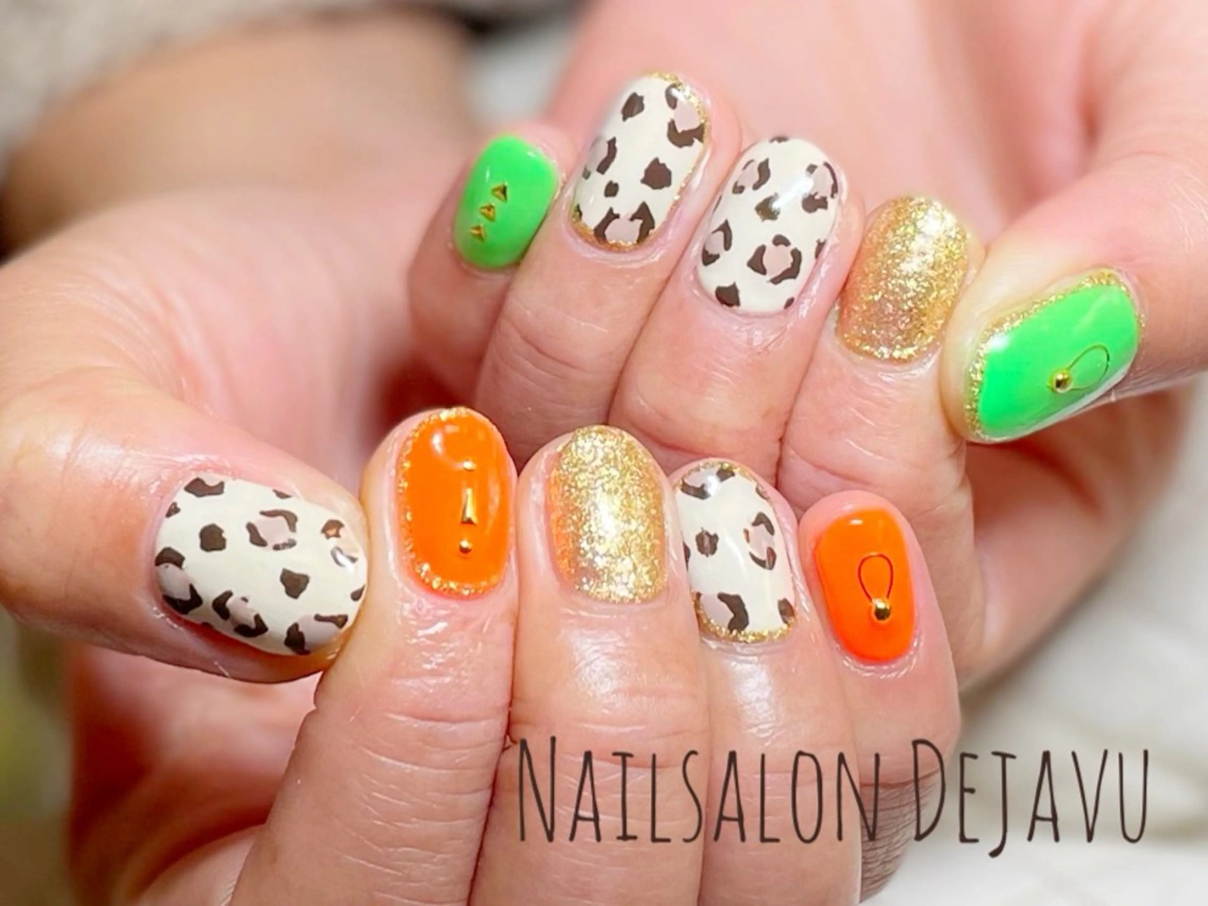 ネイル アニマル柄 持ち込み ハンドネイル Dejavu所属・Nail salon Dejavu 🌿のネイルデザイン