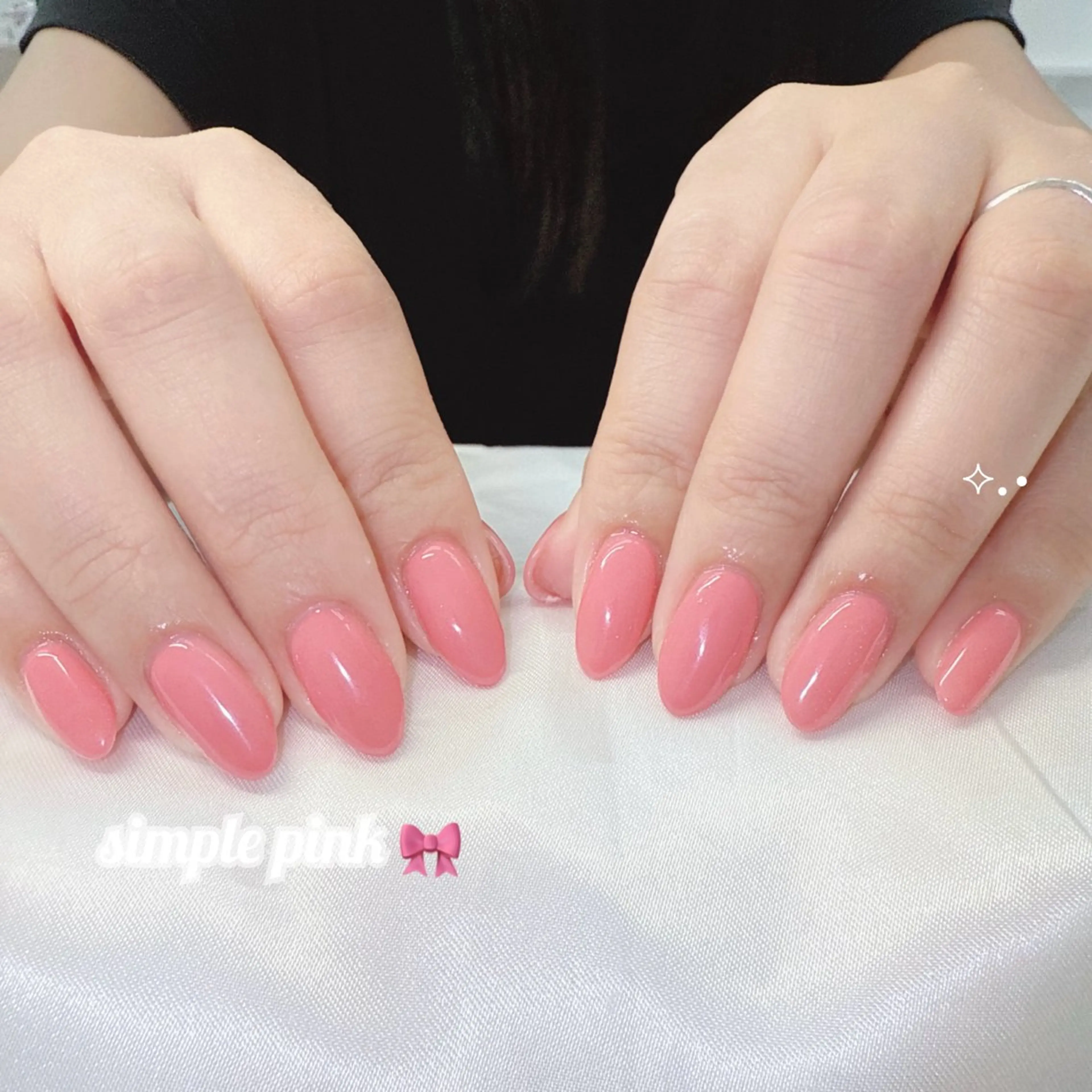 ネイル ハンドネイル ちゅるんネイル🩵 miyuのネイルデザイン