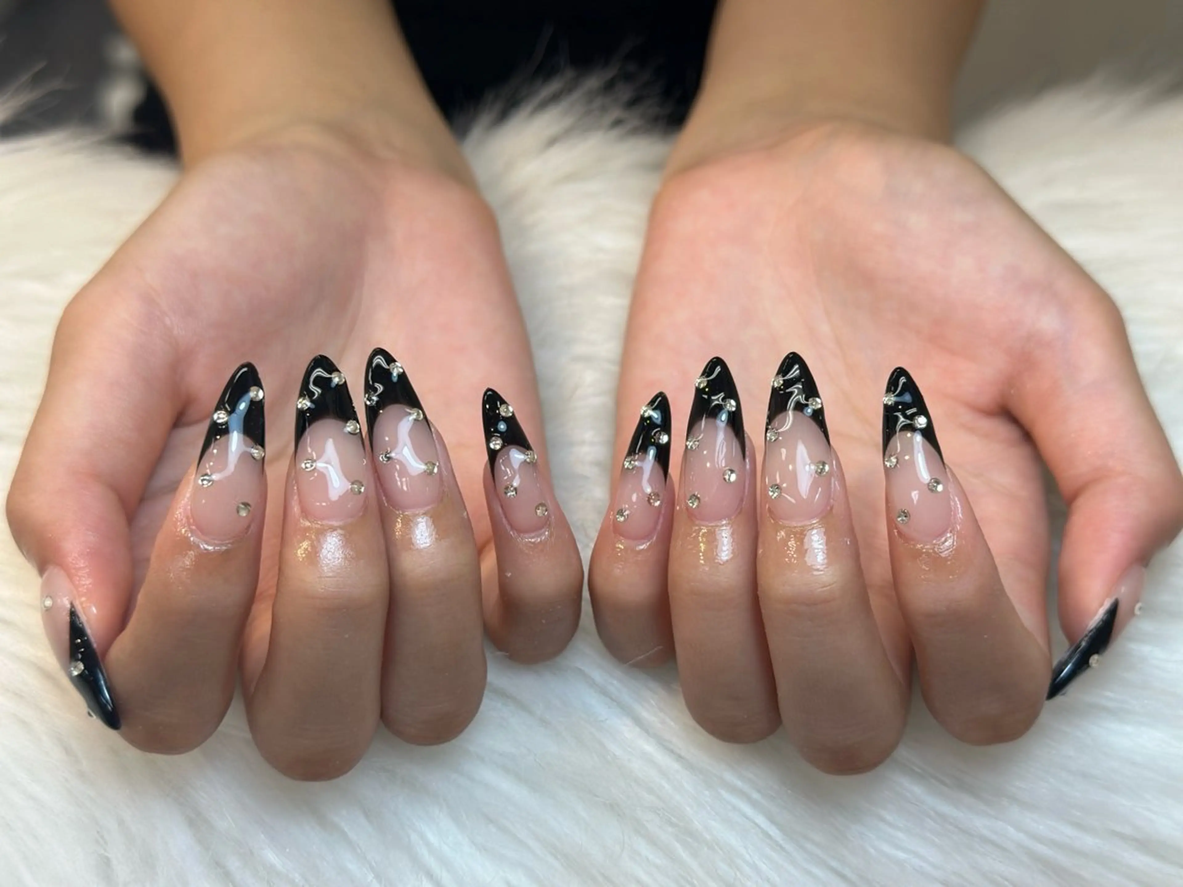 チップ長さだし10本フレンチの写真