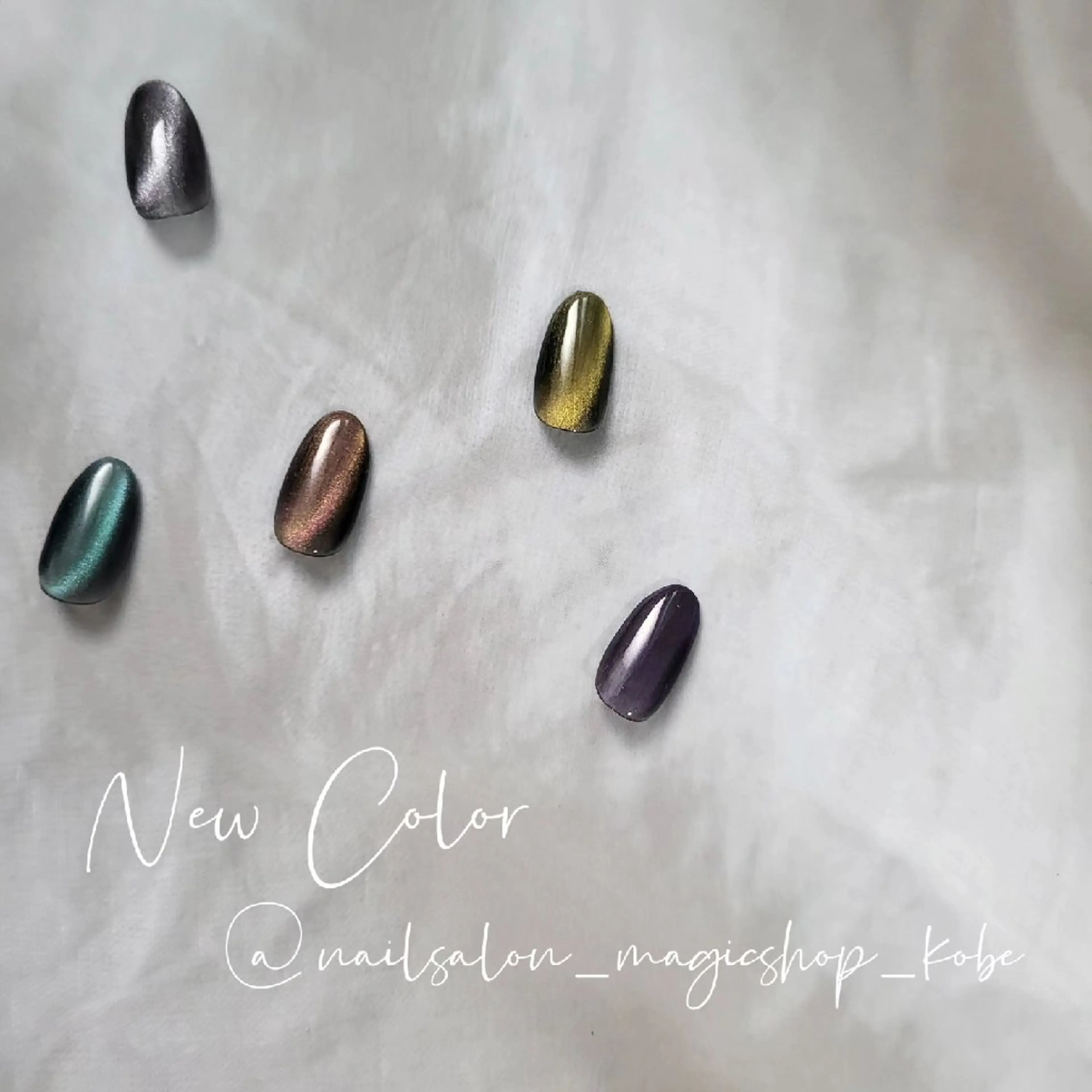 ネイル マグネットネイル ハンドネイル Nailsalon MagicShopのネイルデザイン