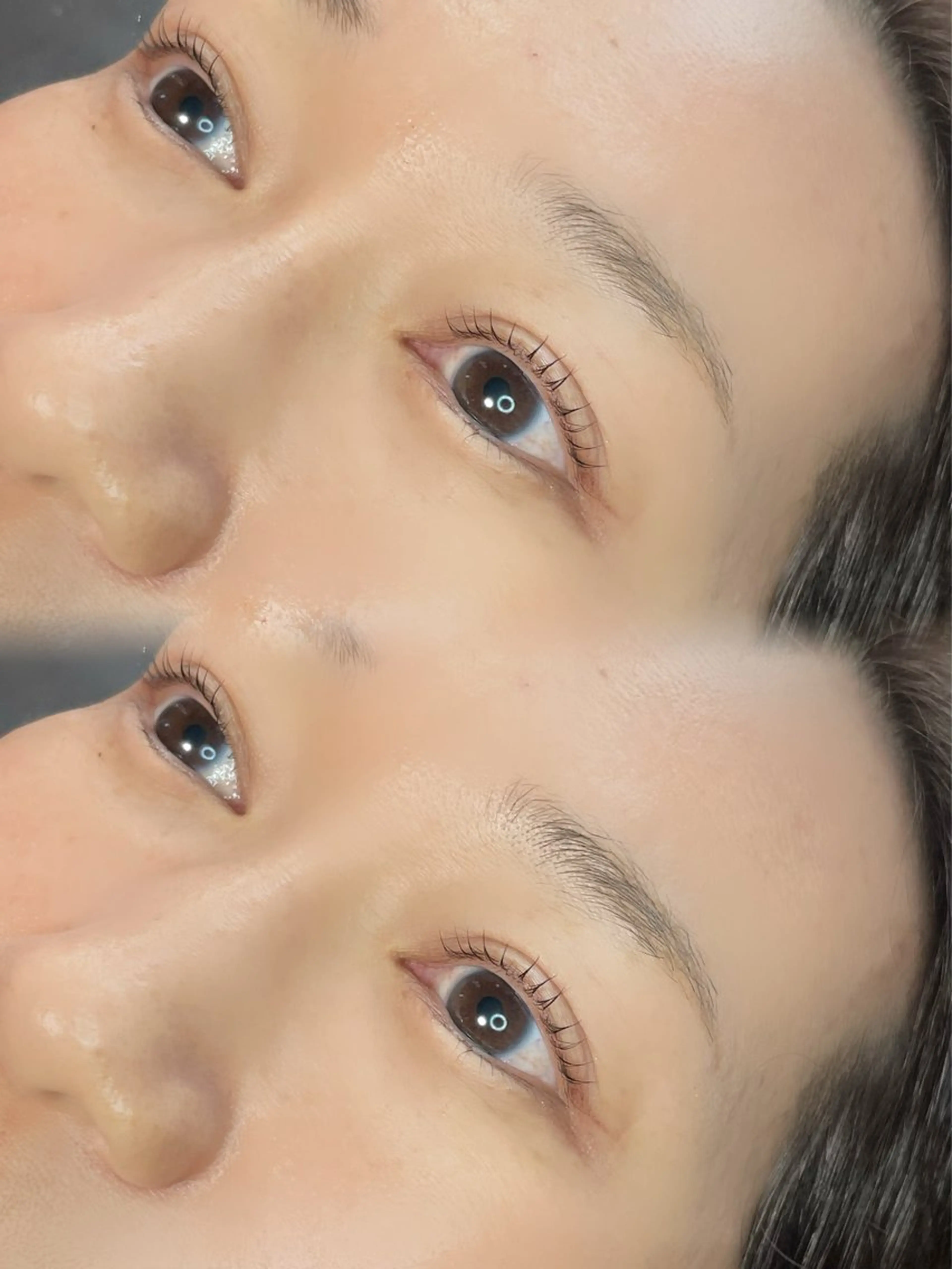 マツエク・マツパ 一重×まつ毛パーマ canvas hair produce所属・新居 一杏のマツエク・マツパデザイン