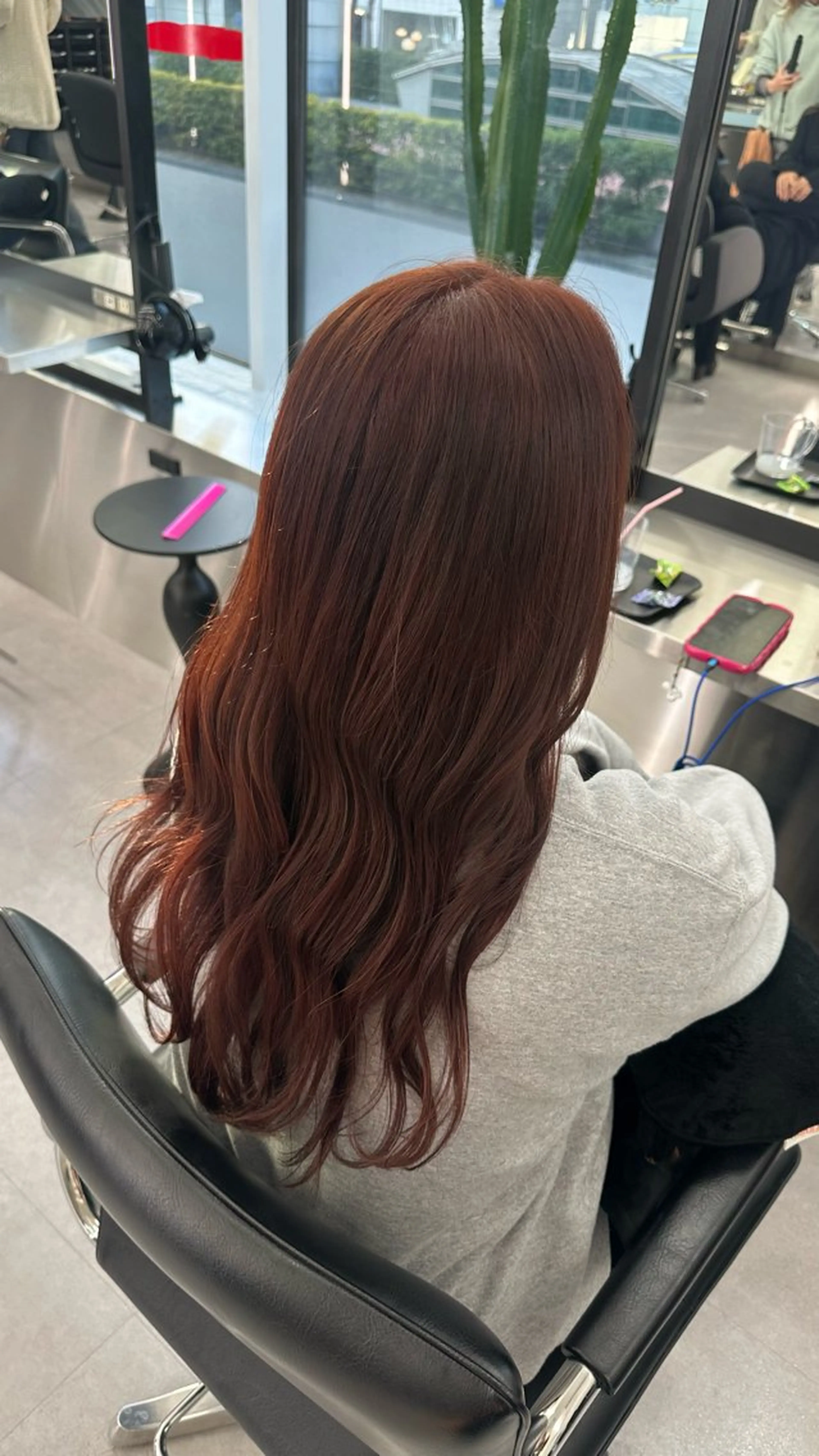 ロング カット ヘアカラー 心斎橋艶カラー💖 ノノのヘアスタイル