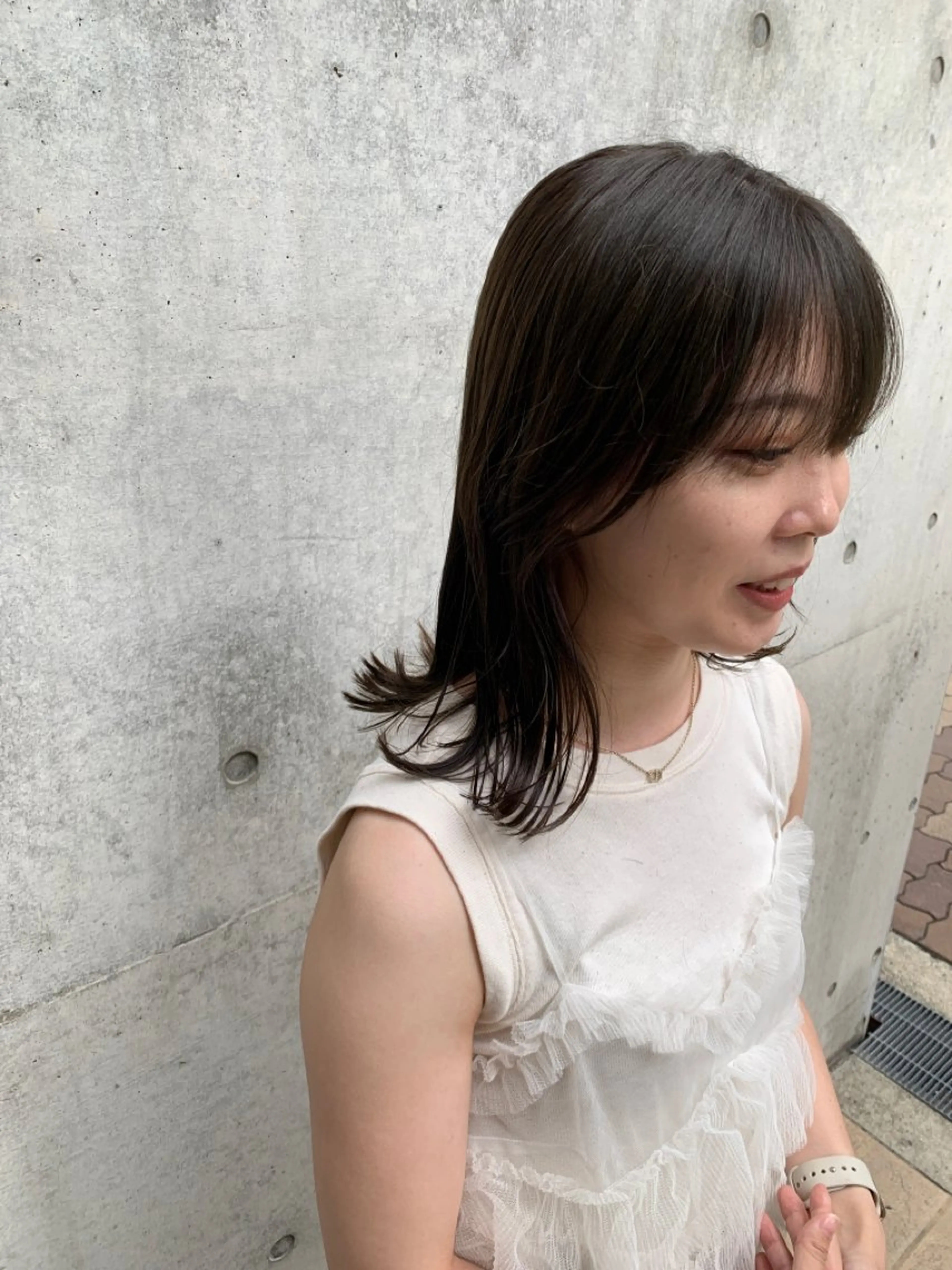 ミディアム カラー ブリーチ ハイトーンカラー 韓国風ヘア カット ヘアカラー 🌈難波🌈ベージュ カラー【ヒロム】のヘアスタイル