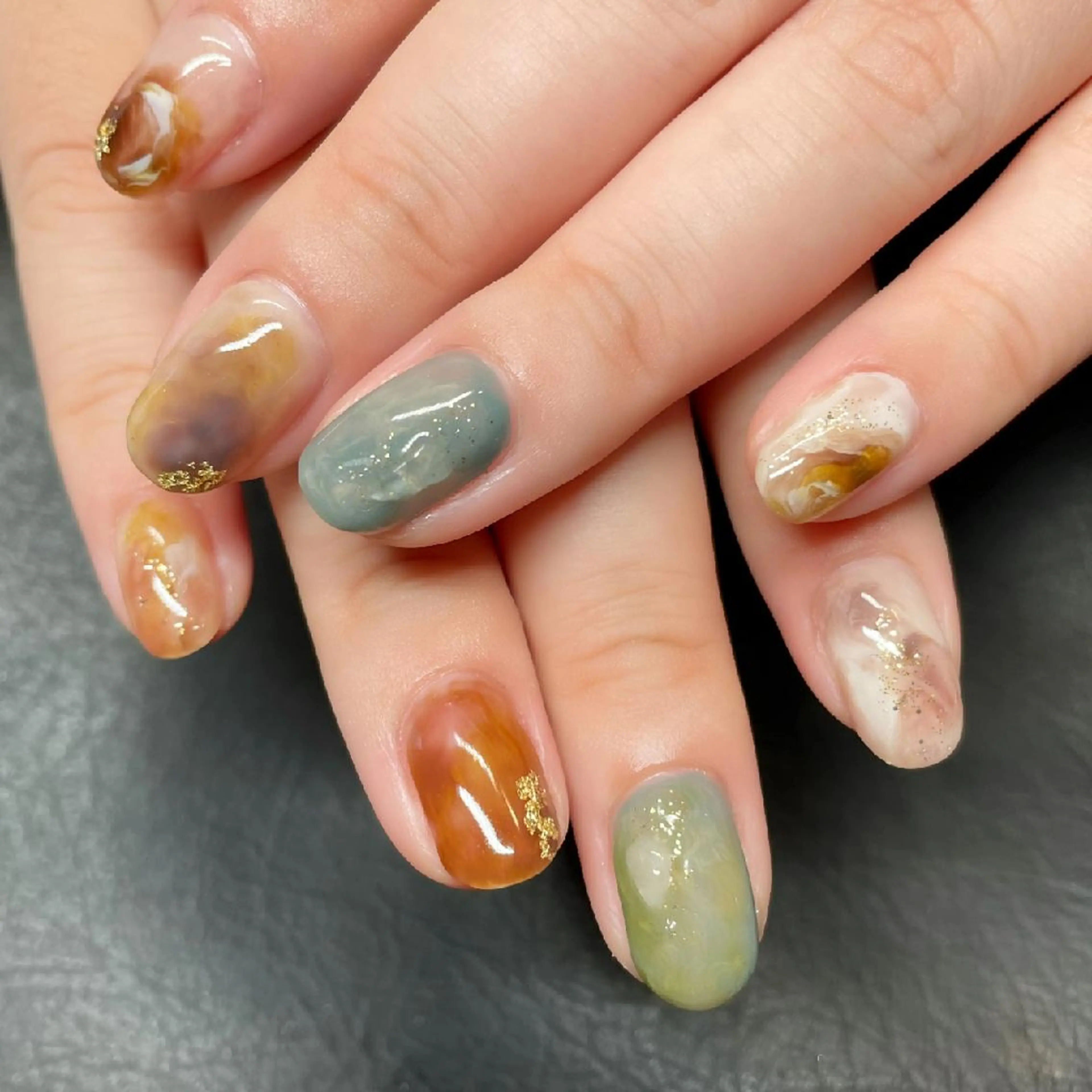 ネイル ニュアンスネイル ハンドネイル フットネイル AQUA NAIL所属・AQUA NAILのネイルデザイン