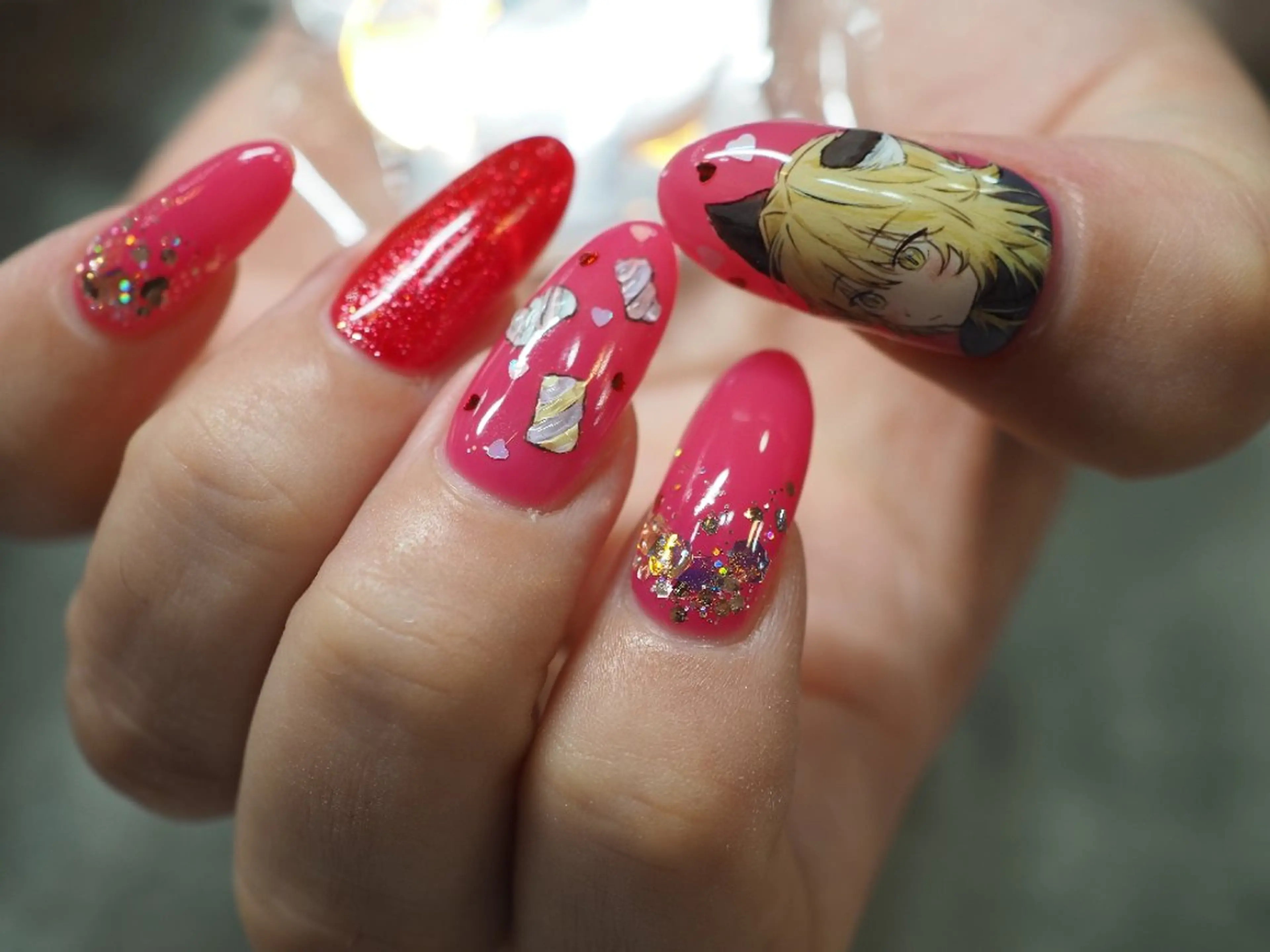 ネイル ハンドネイル glaNje 福光のネイルデザイン