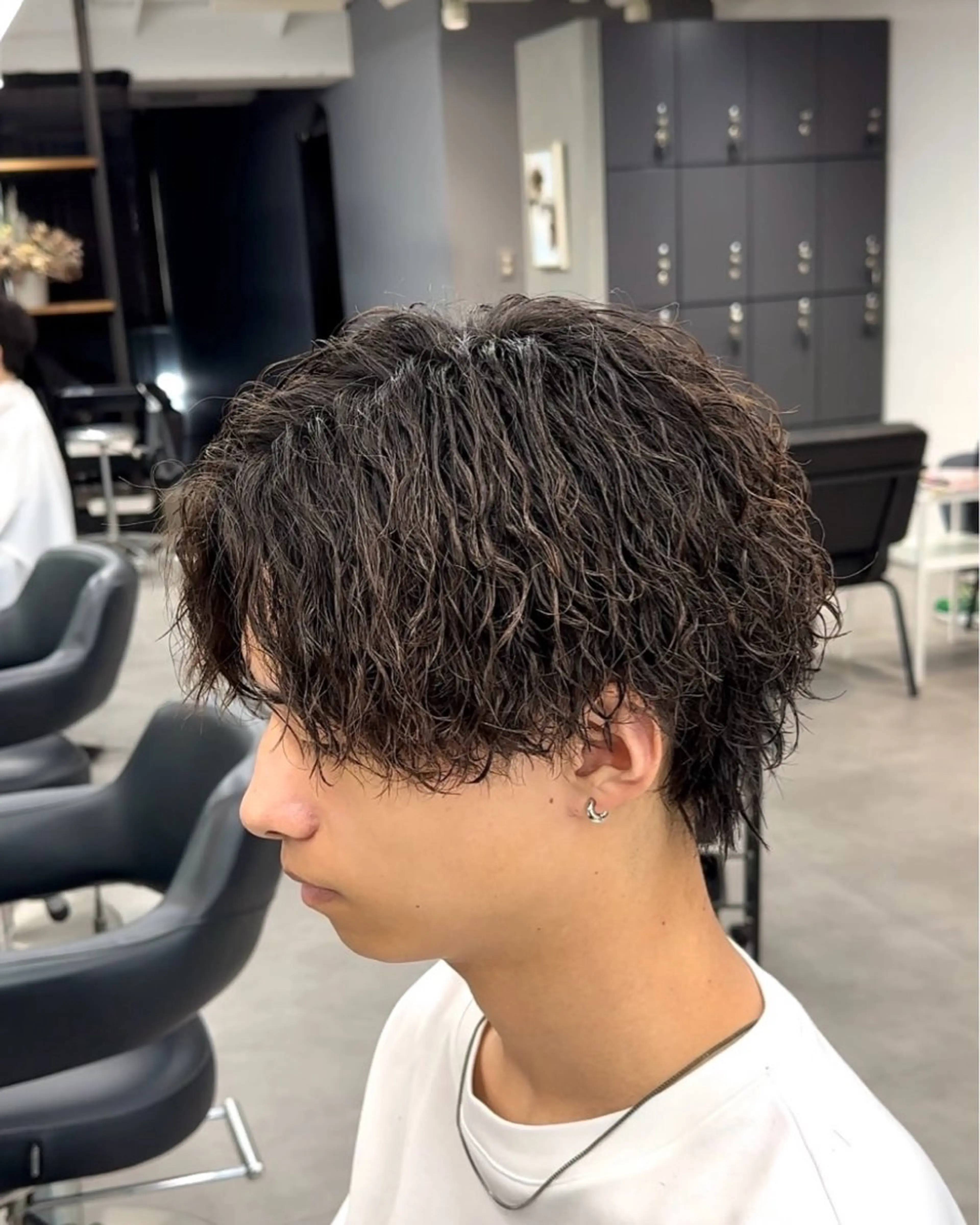 パーマ メンズ 波巻き/縦落ち /こーへいのヘアスタイル