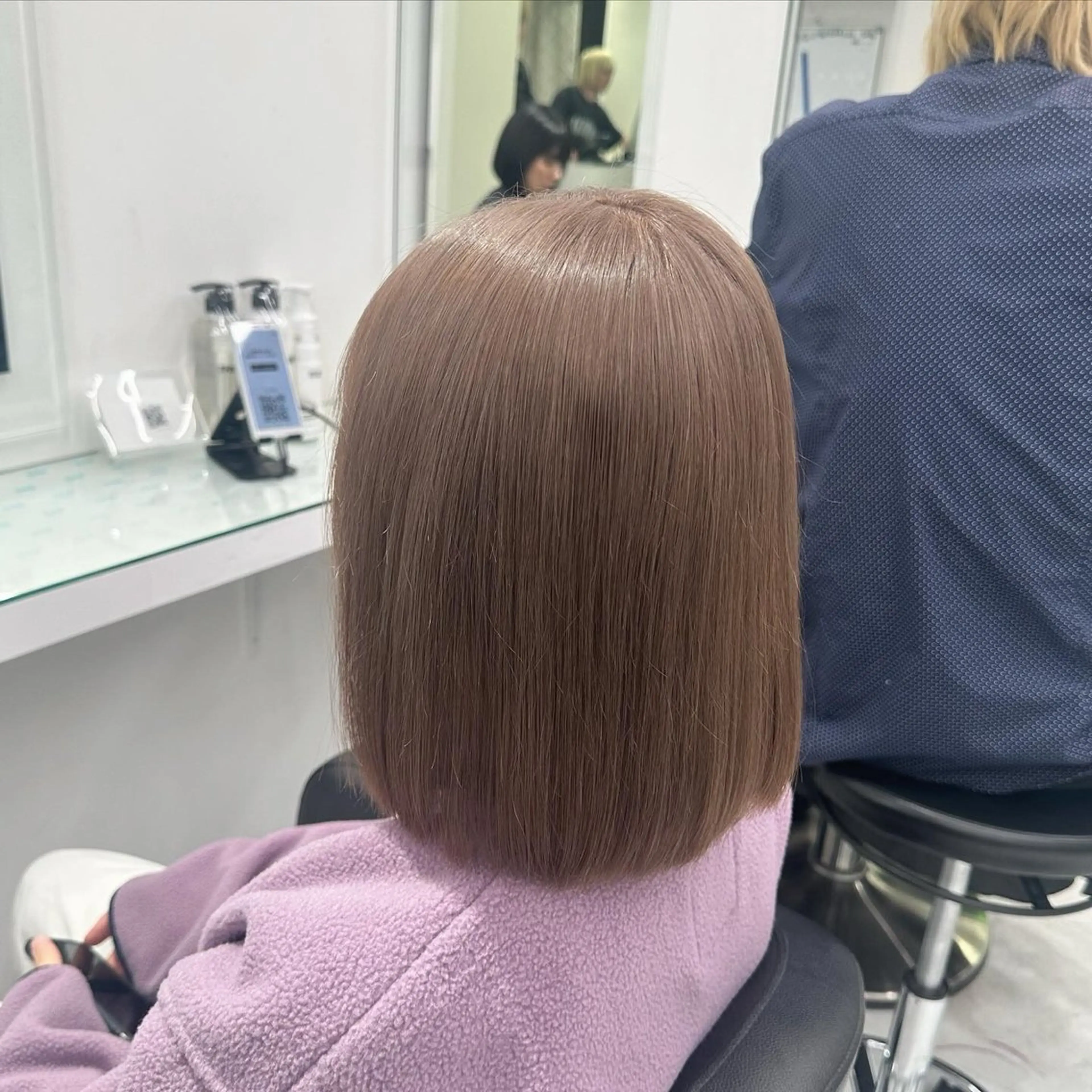 カラー マンツーマン/原宿/ 透明感カラー⭐️のヘアスタイル